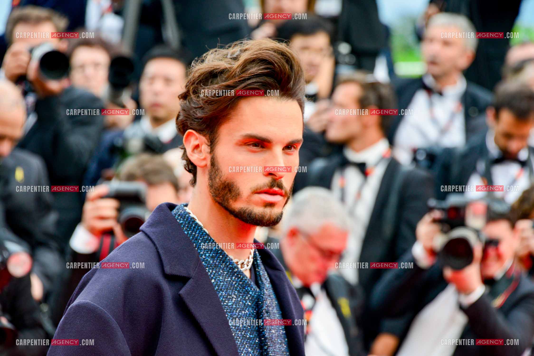 Festival de Cannes 2023. 76e édition, du 16 au 27 mai 2023 au Palais des festivals, à Cannes. Le mannequin Baptiste Giabiconi assiste à la cérémonie d'ouverture et à la projection du film “ Jeanne du Barry “.