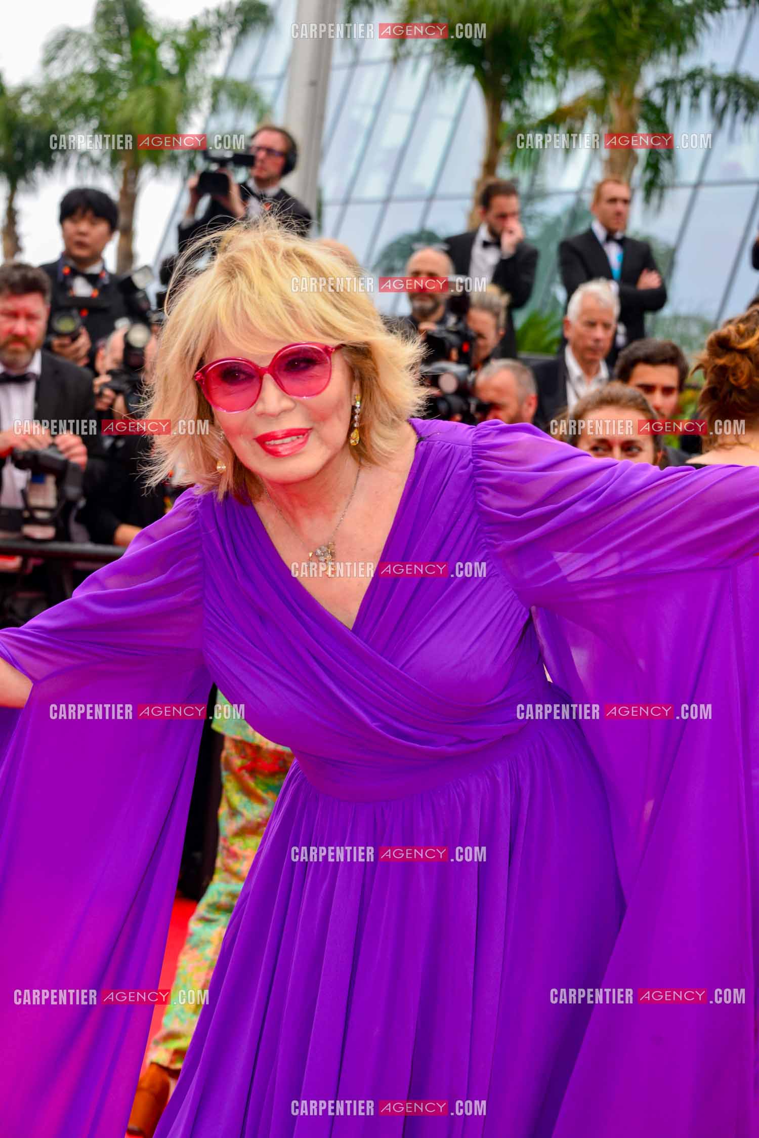Festival de Cannes 2022. La chanteuse Amanda Lear.