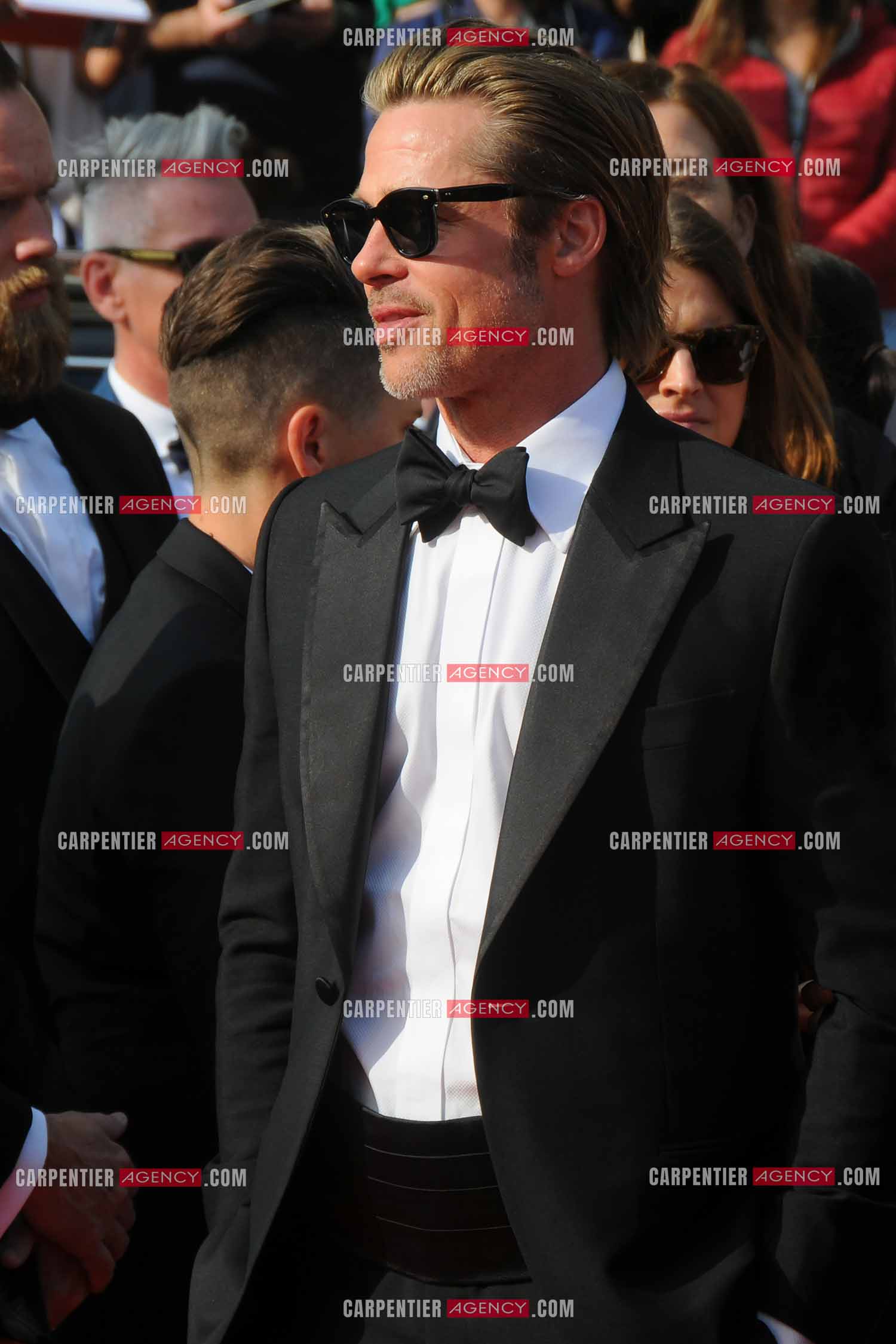 L'acteur américain Brad Pitt pour la projection du film “ Les tuer doucement “ au Festival de Cannes en 2012.