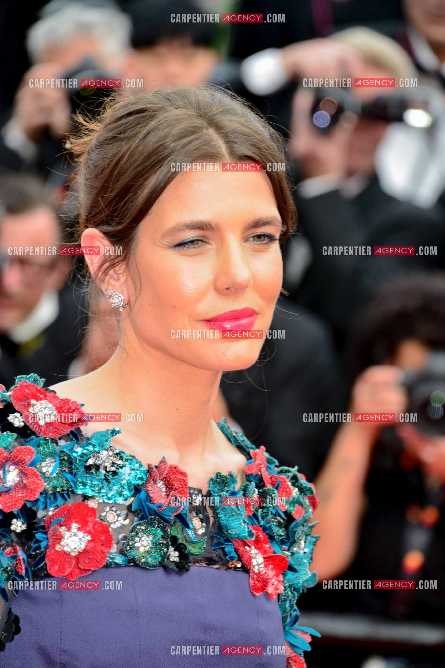 Festival de Cannes 2023. 76e édition, du 16 au 27 mai 2023 au Palais des festivals, à Cannes. Charlotte Casiraghi assiste à la cérémonie d'ouverture et à la projection du film “ Jeanne du Barry “.
