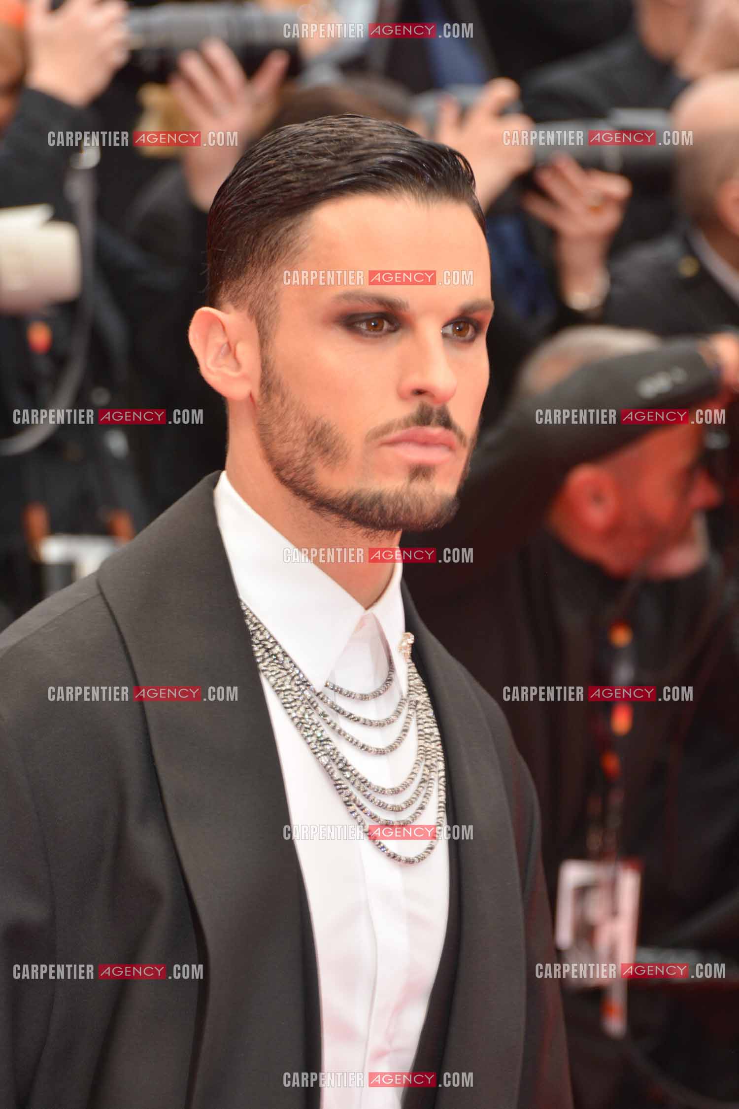 Ouverture du  77ème Festival de Cannes du 14 au 25 mai 2024. Le mannequin Baptiste Giabiconi.