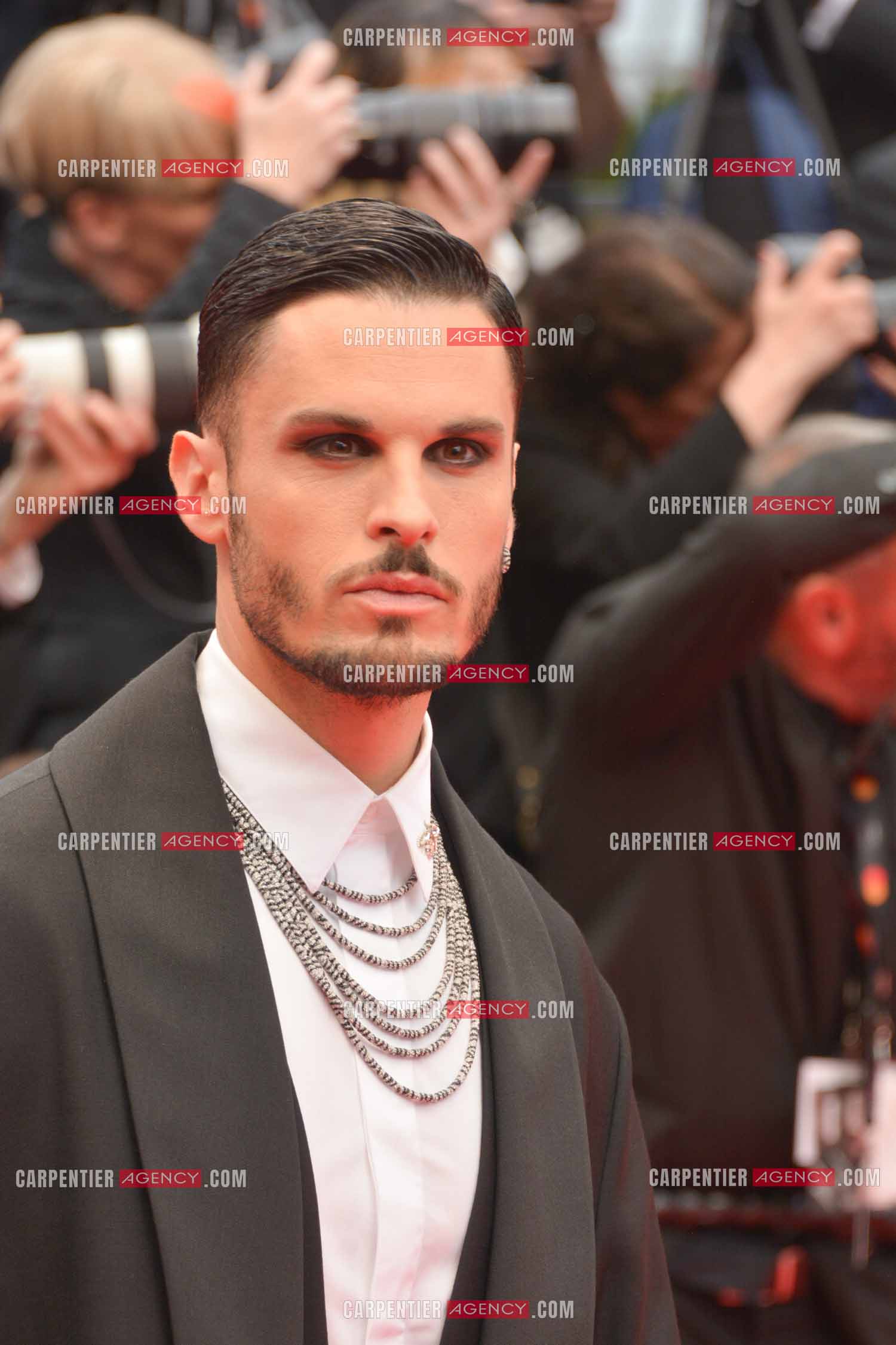Ouverture du  77ème Festival de Cannes du 14 au 25 mai 2024. Le mannequin Baptiste Giabiconi.