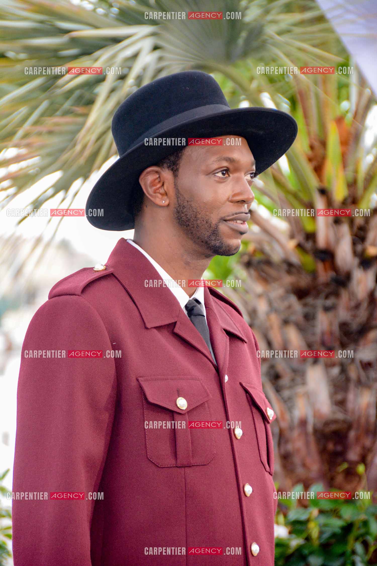 Ouverture du  77ème Festival de Cannes du 14 au 25 mai 2024. Le rappeur et réalisateur belge Baloji lors du photocall.