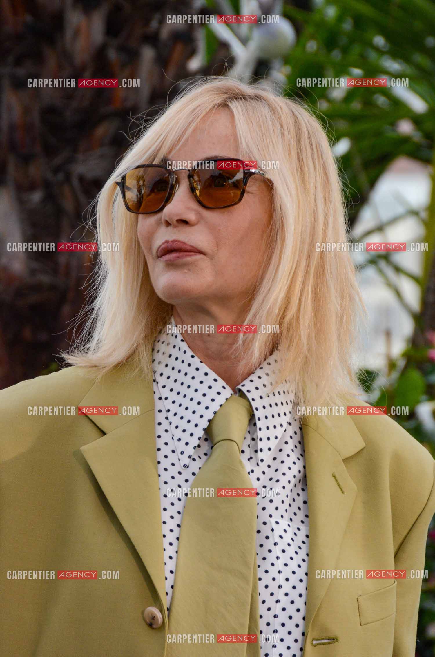 Ouverture du  77ème Festival de Cannes du 14 au 25 mai 2024. L'actrice Emmanuelle Béart lors du  photocall.