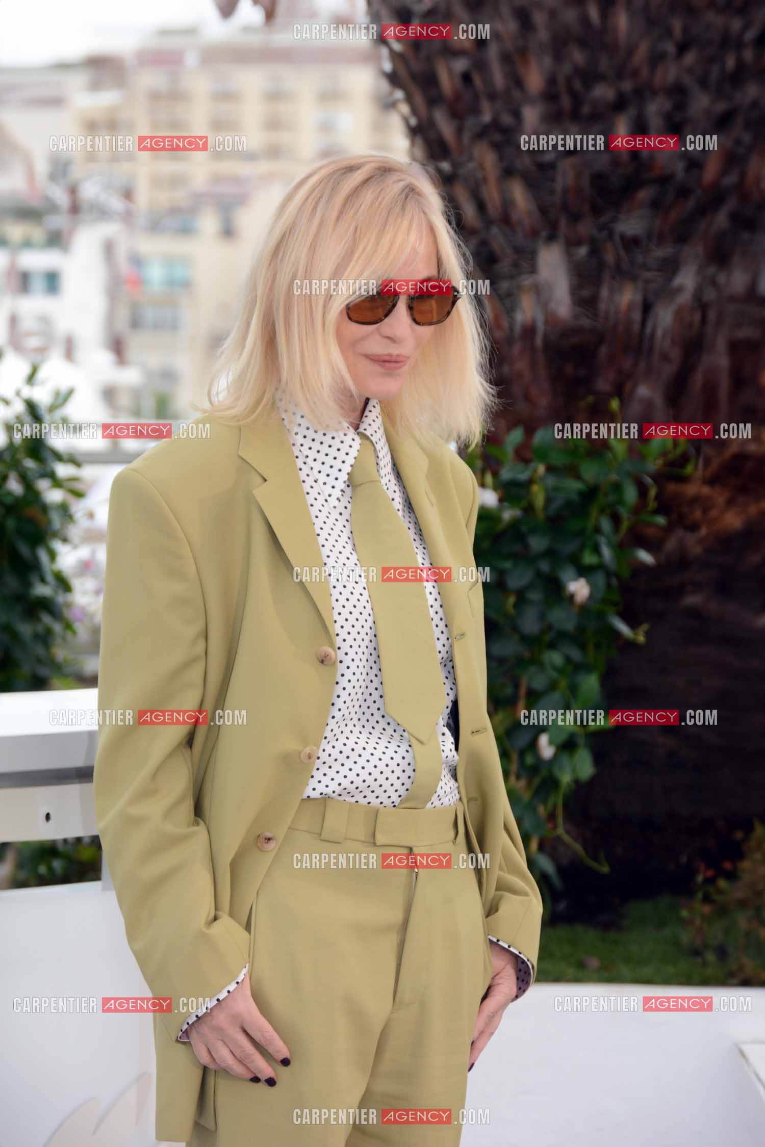 Ouverture du  77ème Festival de Cannes du 14 au 25 mai 2024. L'actrice Emmanuelle Béart au photocall.