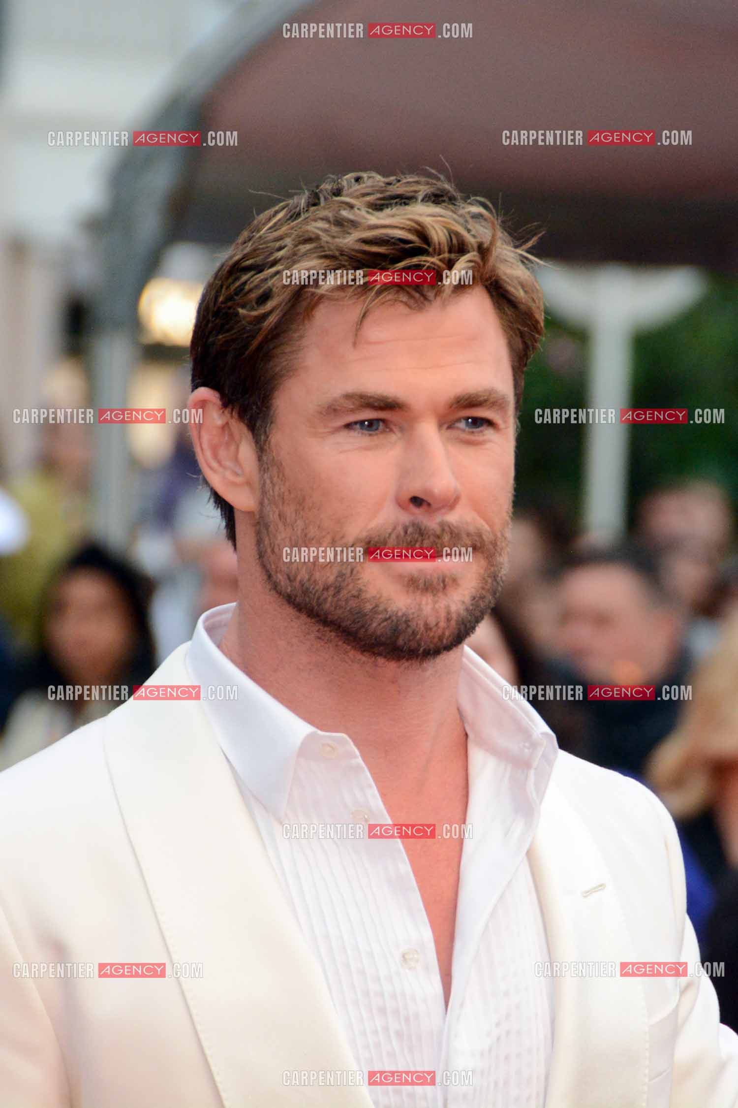 Festival de Cannes 2024. 77e édition du 14 au 25 Mai 2024. L'acteur australien Chris Hemsworth - Montée des marches “ FURIOSA “. Une saga de “ MAD MAX “.