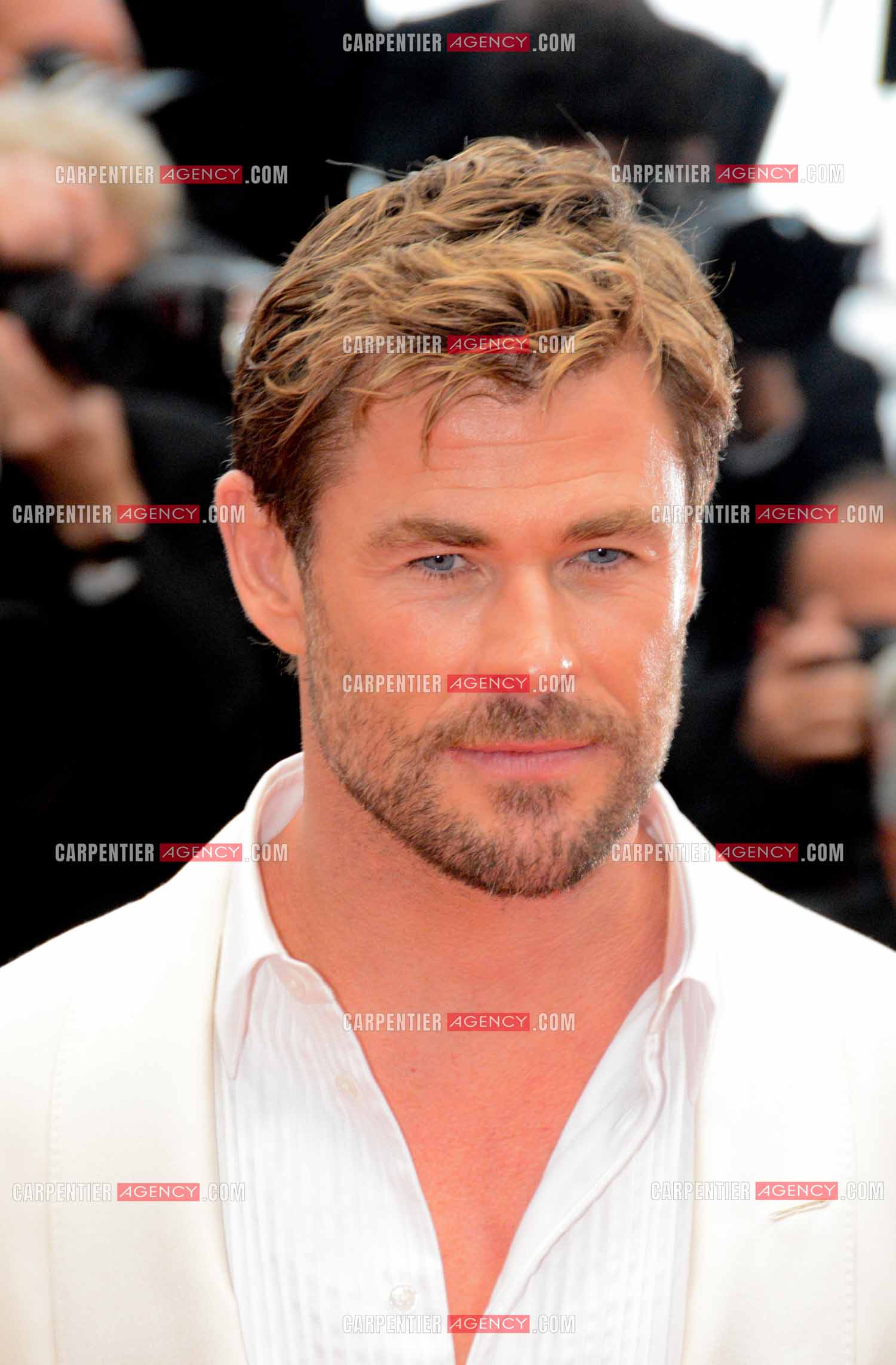 Festival de Cannes 2024. 77e édition du 14 au 25 Mai 2024. L'acteur australien Chris Hemsworth - Montée des marches “ FURIOSA “. Une saga de “ MAD MAX “.