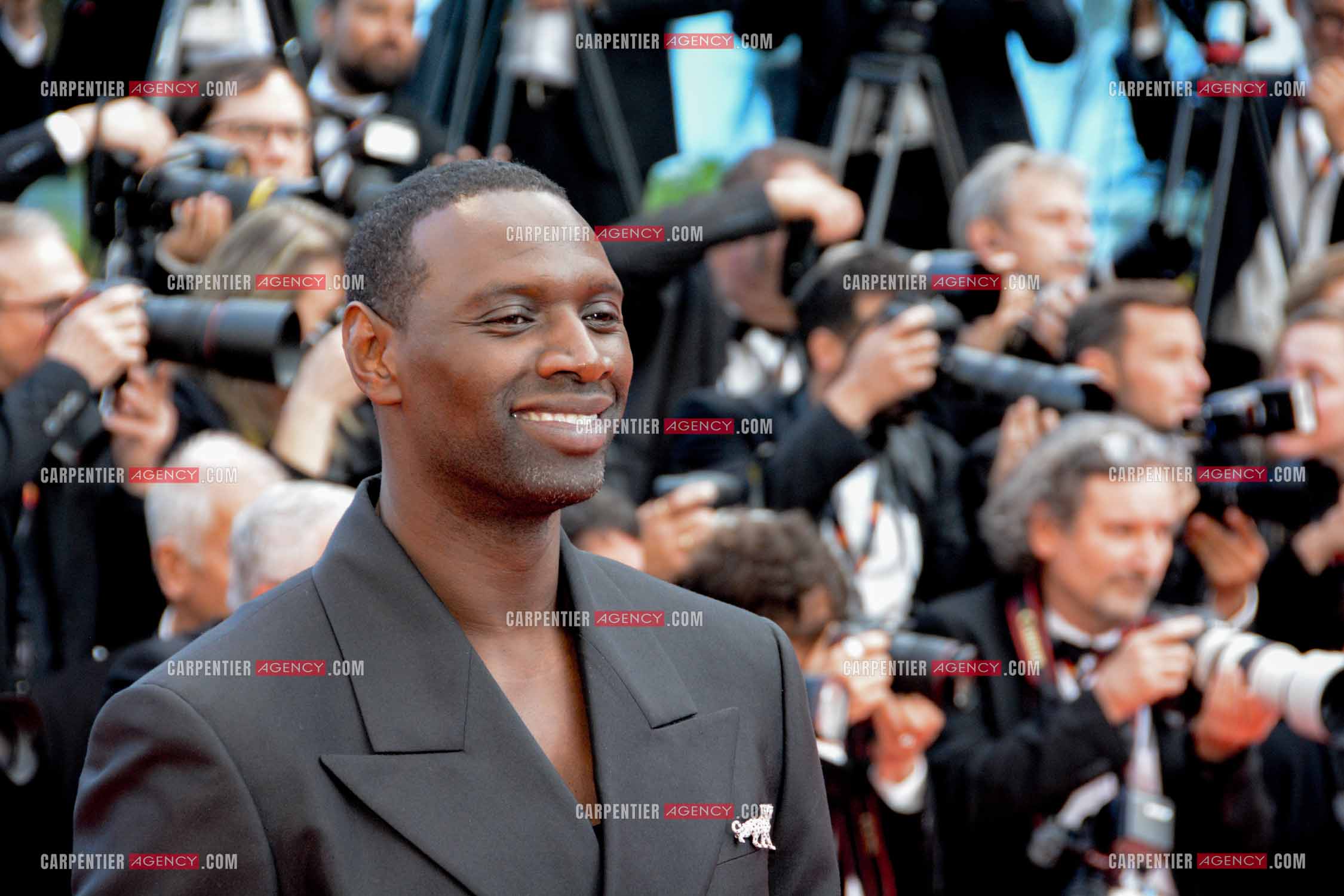 Festival de Cannes 2024. 77e édition du 14 au 25 Mai 2024. Montée des marches du film “ Megalopolis “. L'acteur Omar Sy.
