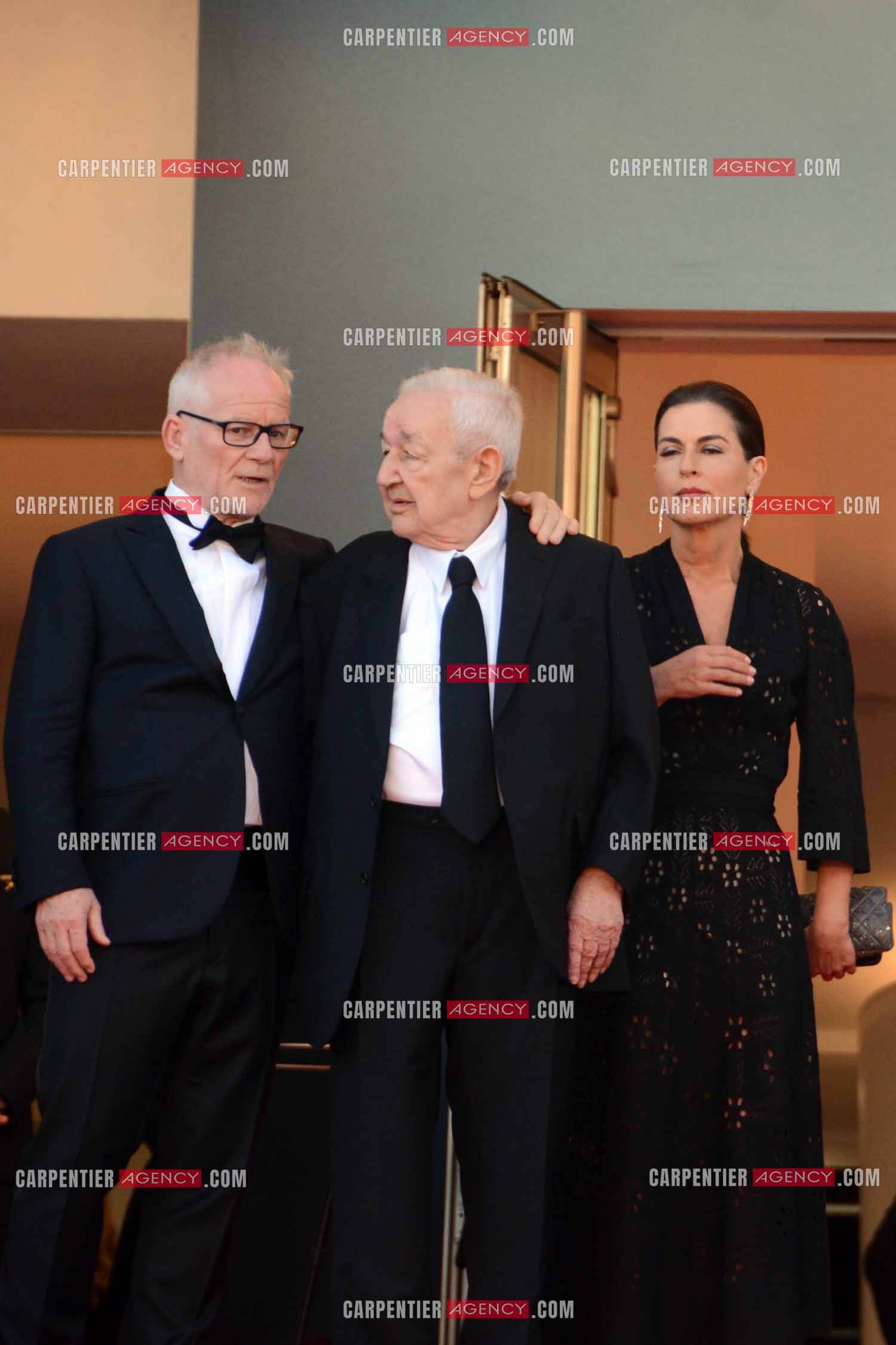 Festival de Cannes 2024. 77e édition du 14 au 25 Mai 2024. Montée des marches du film “ Megalopolis “. Thierry Frémaux et Paul Rassam.