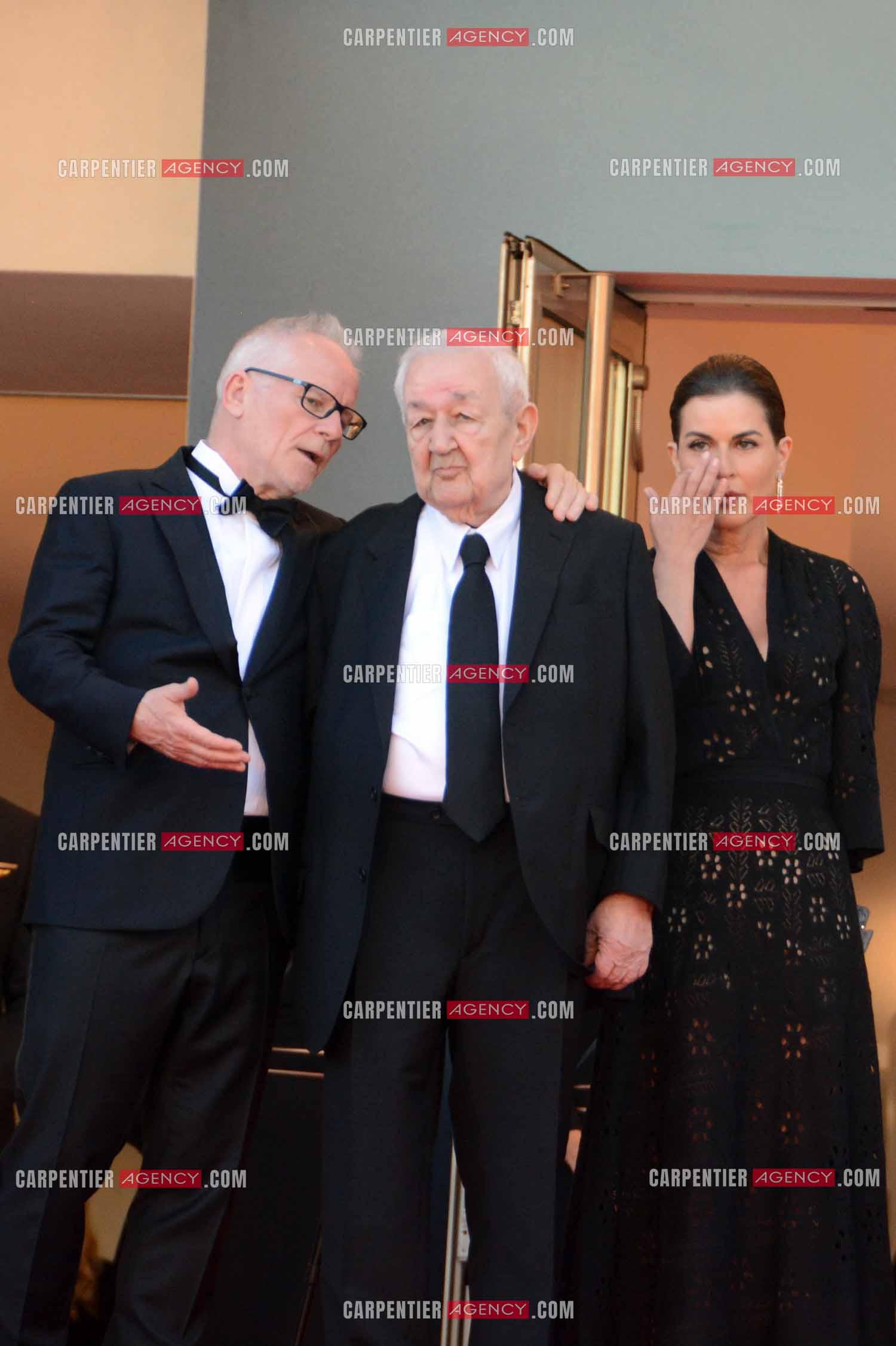 Festival de Cannes 2024. 77e édition du 14 au 25 Mai 2024. Montée des marches du film “ Megalopolis “. Thierry Frémaux et Paul Rassam.