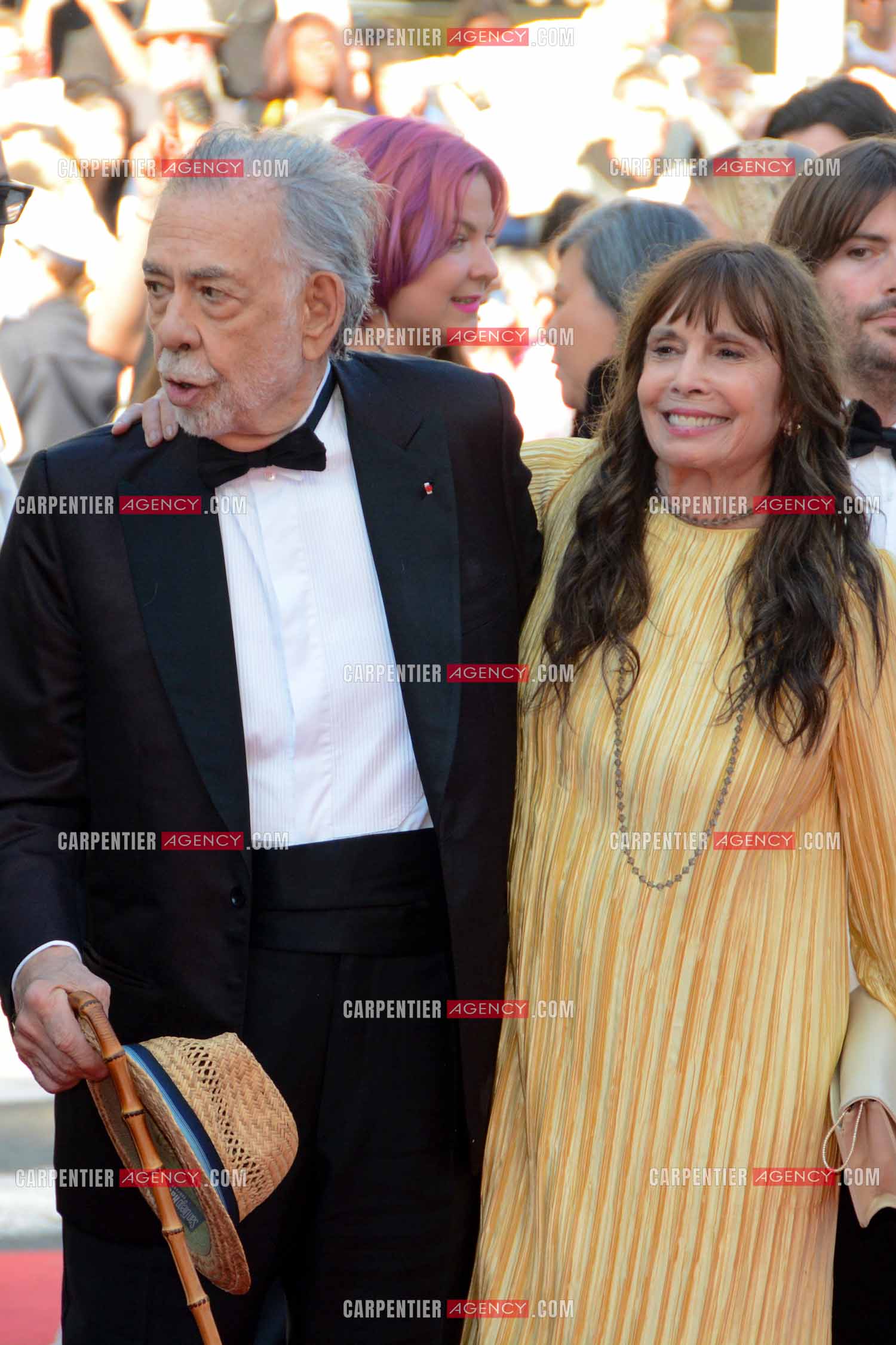 Festival de Cannes 2024. 77e édition du 14 au 25 Mai 2024. Francis Ford Coppola, et la productrice Talia Shire pour la projection du film “ Megalopolis “.