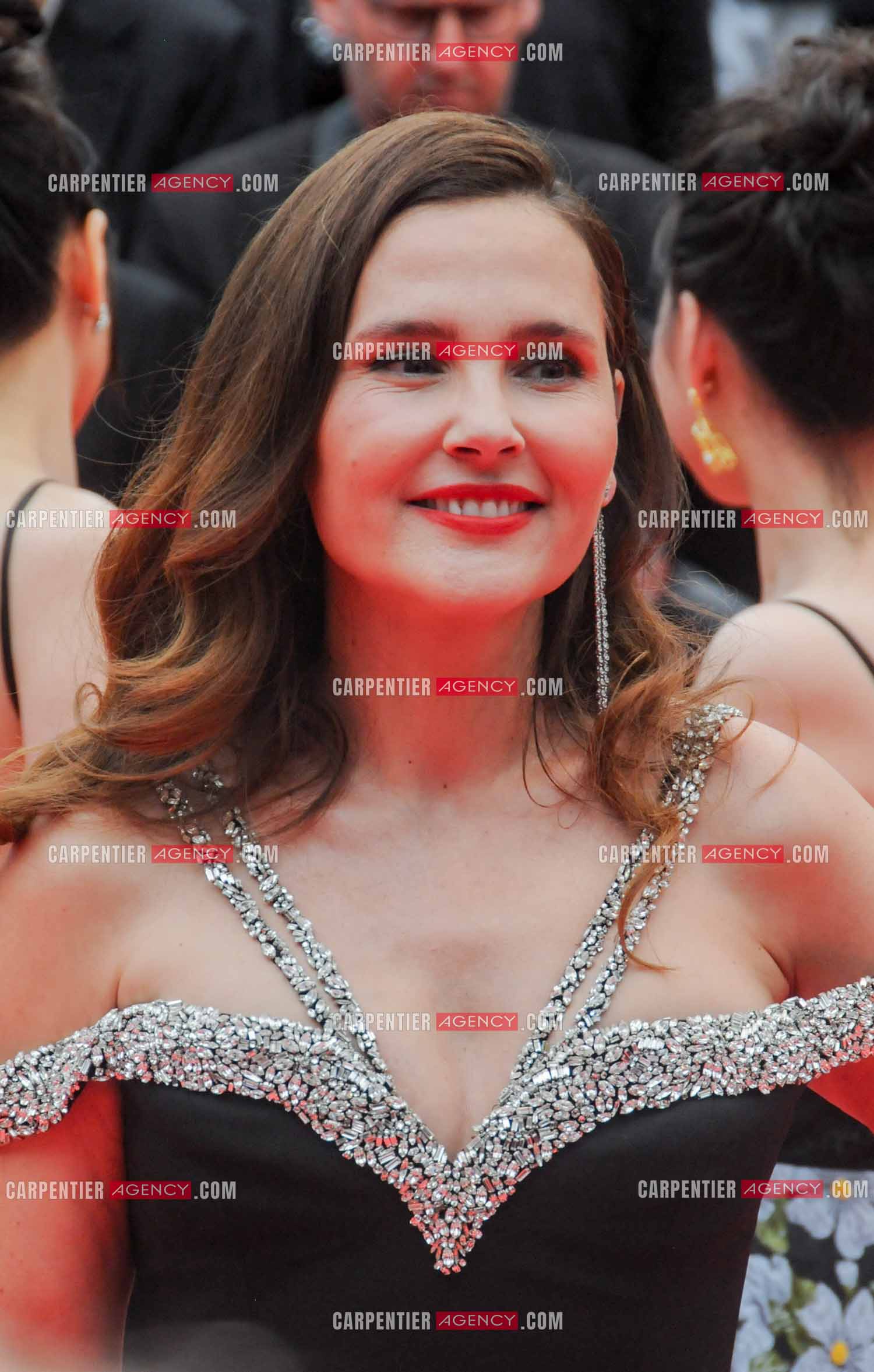 Festival de Cannes 2024. 77e édition du 14 au 25 Mai 2024. Montée des marches du film “ Le deuxième acte “ pour la cérémonie d’ouverture. L'actrice Virginie Ledoyen.