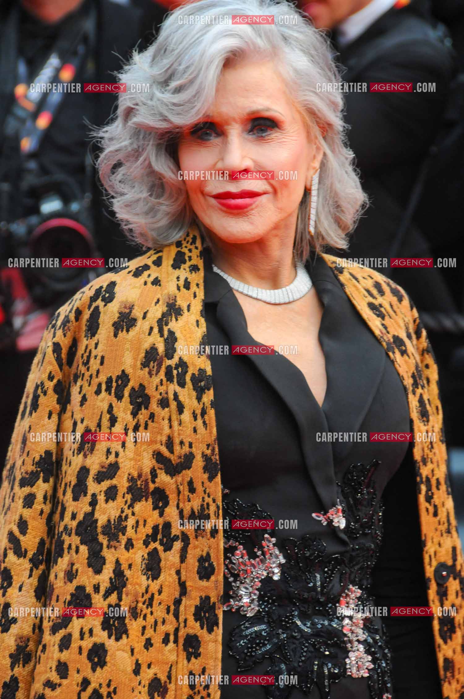 Festival de Cannes 2024. 77e édition du 14 au 25 Mai 2024. Montée des marches du film “ Le deuxième acte “ pour la cérémonie d’ouverture. L'actrice américaine Jane Fonda.