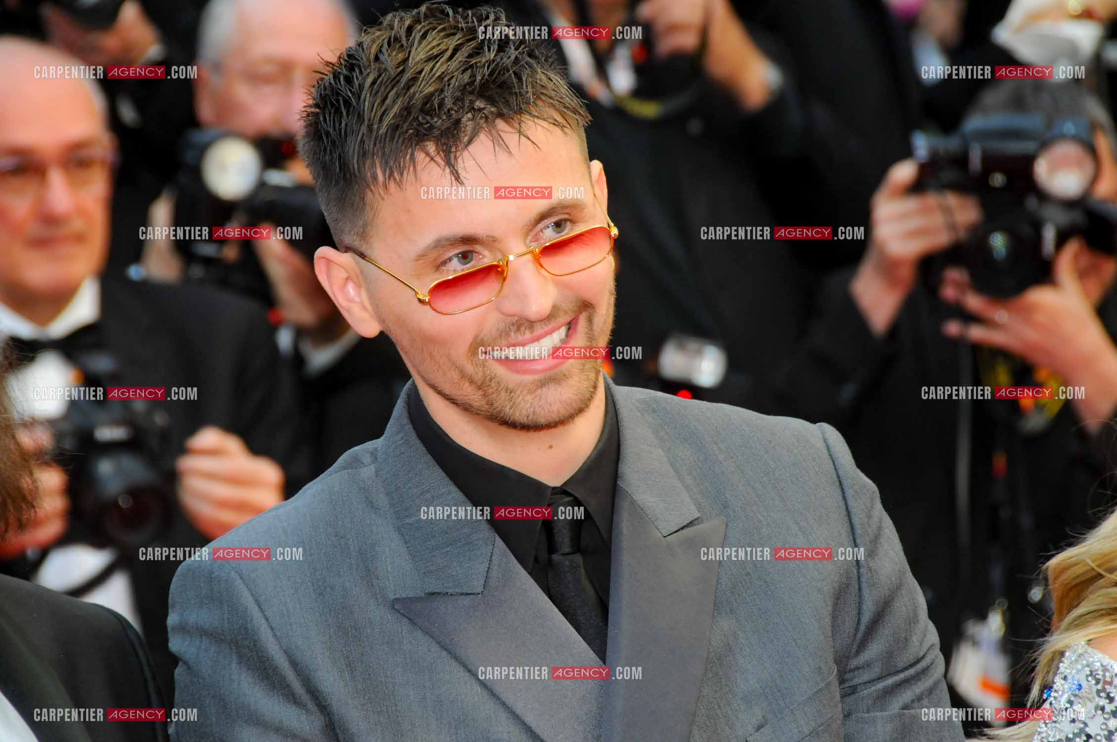 Festival de Cannes 2024. 77e édition du 14 au 25 Mai 2024. Montée des marches du film “ Le deuxième acte “ pour la cérémonie d’ouverture. L'acteur Raphaël Quenard.