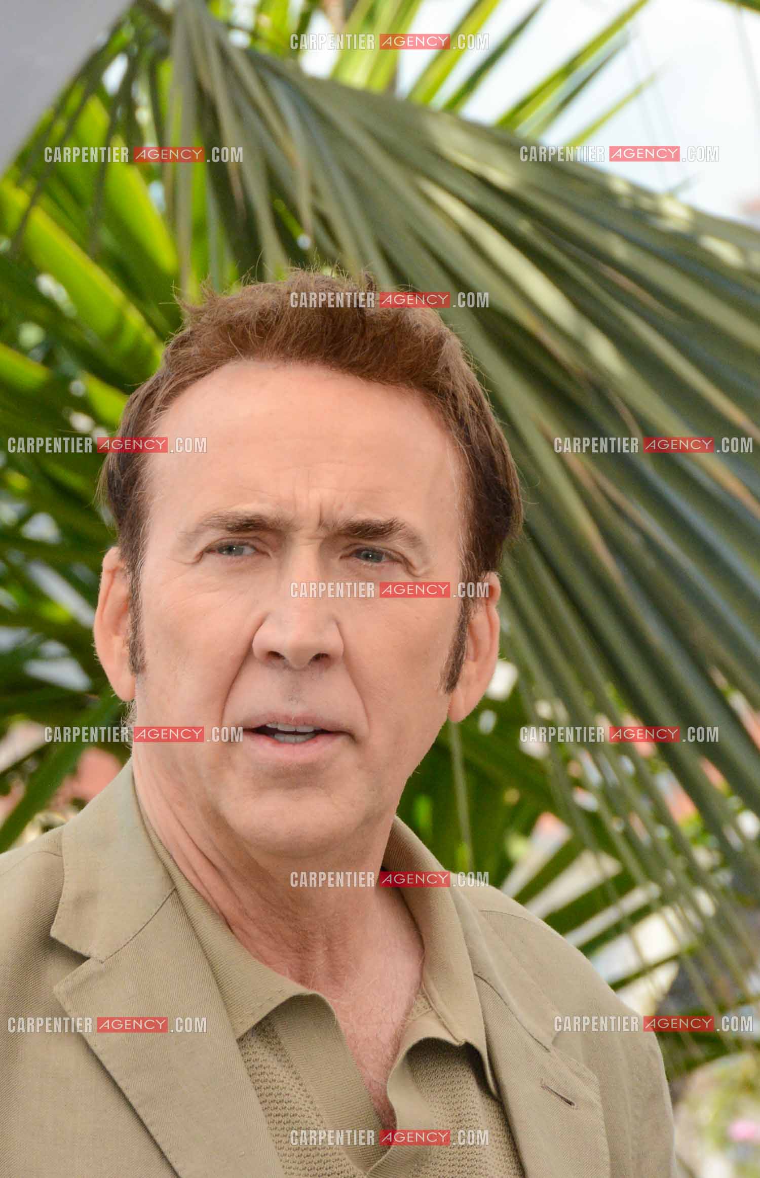 Festival de Cannes 2024. 77e édition du 14 au 25 Mai 2024. Photocall du film "The Surfer". L'acteur américain Nicolas Cage.