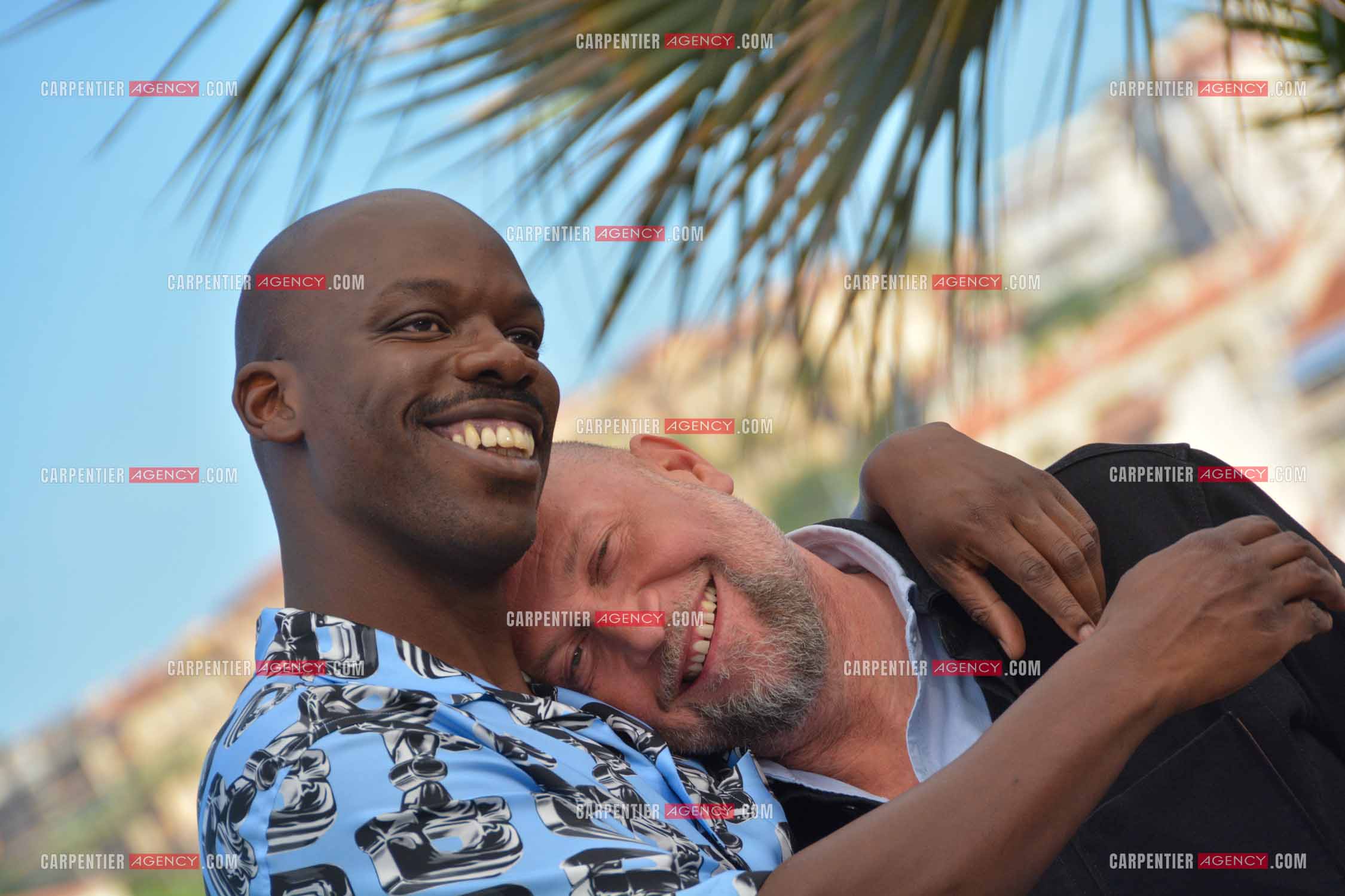 Ouverture du  77ème Festival de Cannes du 14 au 25 mai 2024. Photocall du film "Le Procès du Chien". Les acteurs François Damiens et Jean-Pascal Zadi.