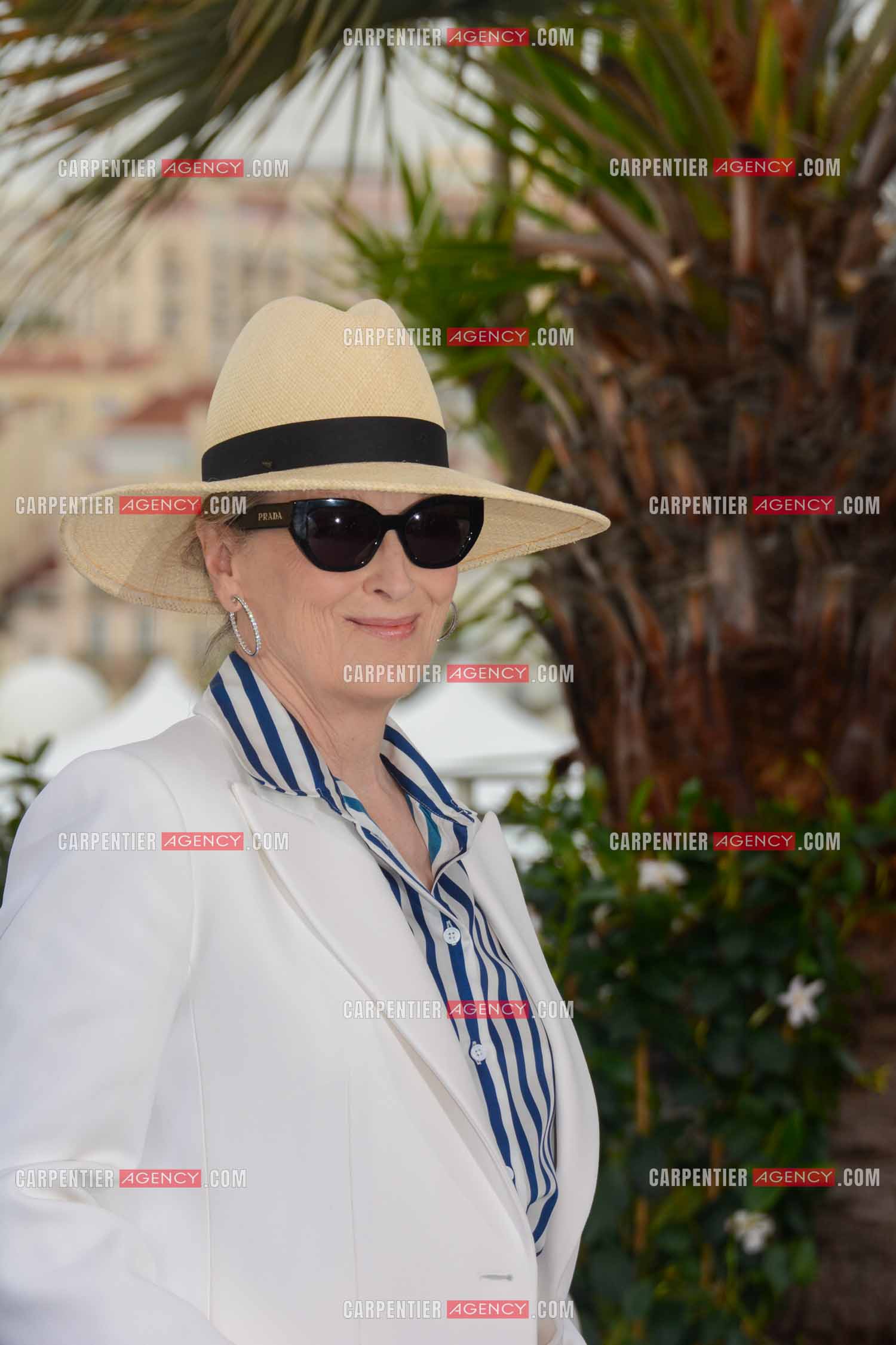 Ouverture du  77ème Festival de Cannes du 14 au 25 mai 2024. Meryl Streep reçoit une Palme d’Or honorifique et assiste à un photocall.