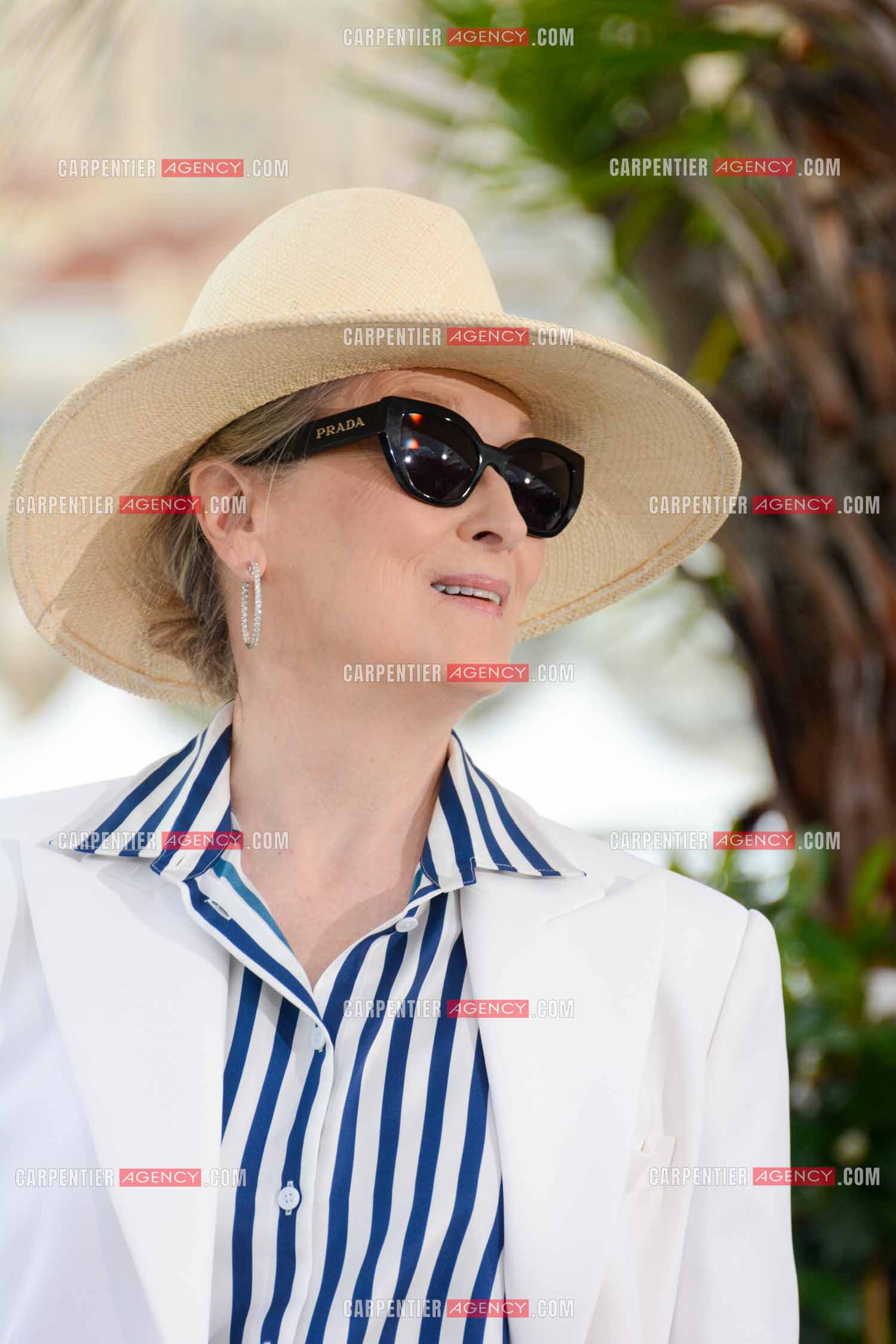 Ouverture du  77ème Festival de Cannes du 14 au 25 mai 2024. Meryl Streep reçoit une Palme d’Or honorifique et assiste à un photocall.