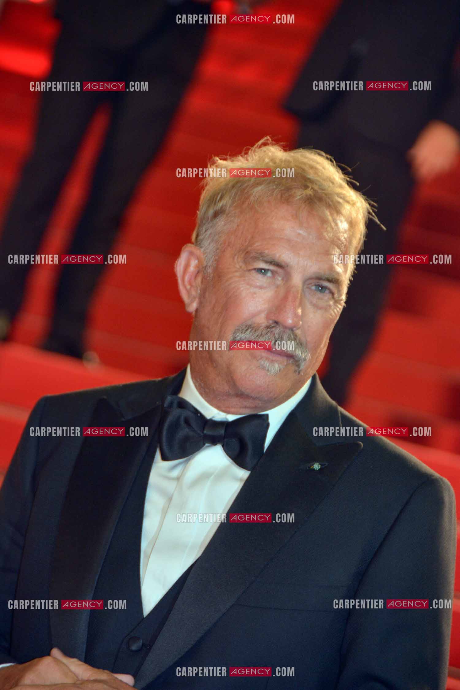Ouverture du  77ème Festival de Cannes du 14 au 25 mai 2024.Le film “Horizon“,  une saga américaine. L'acteur américain Kevin Costner.