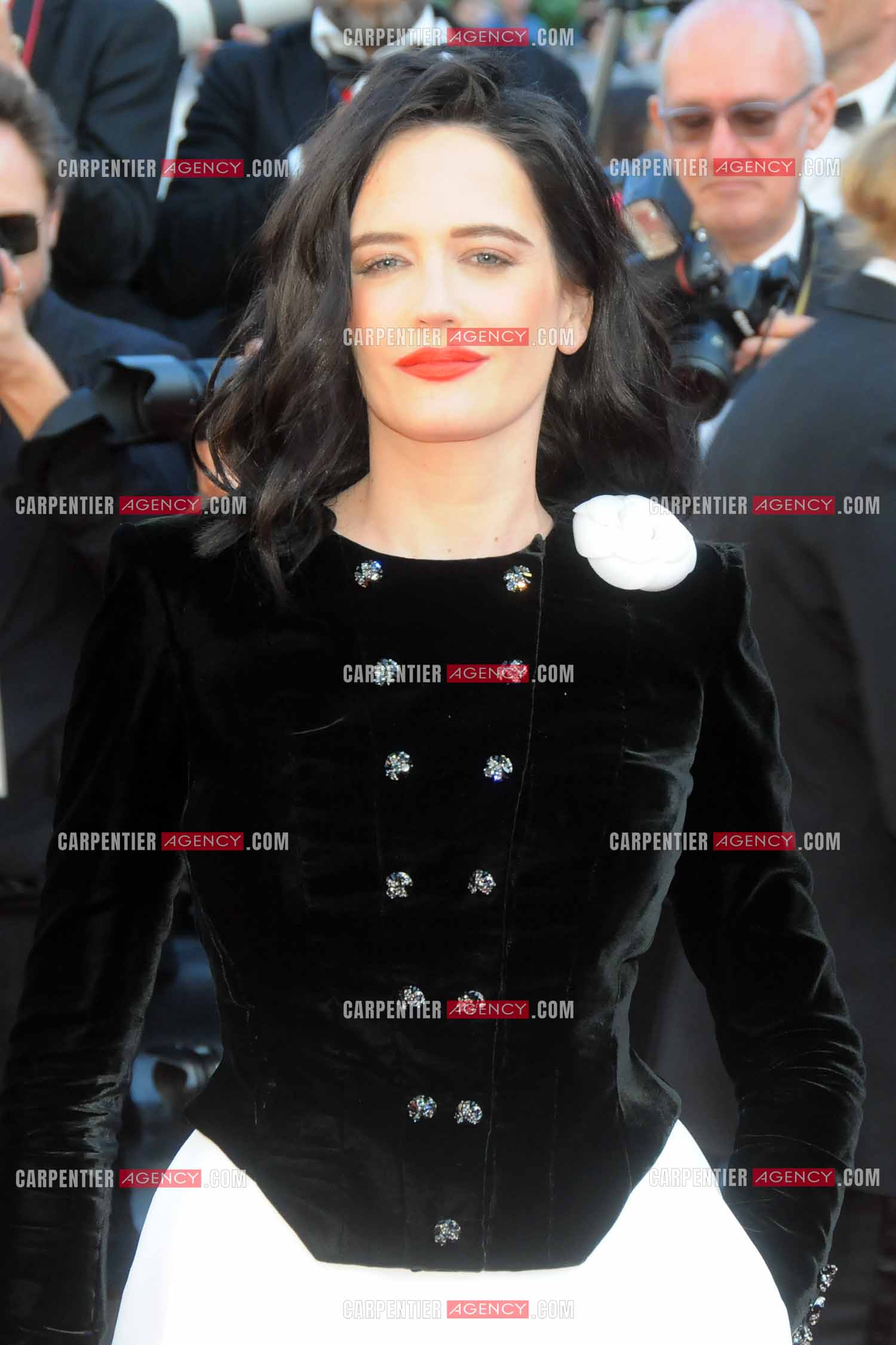 Ouverture du  77ème Festival de Cannes du 14 au 25 mai 2024. Montée des marches du film “ Emilia Perez “. Eva Green.
