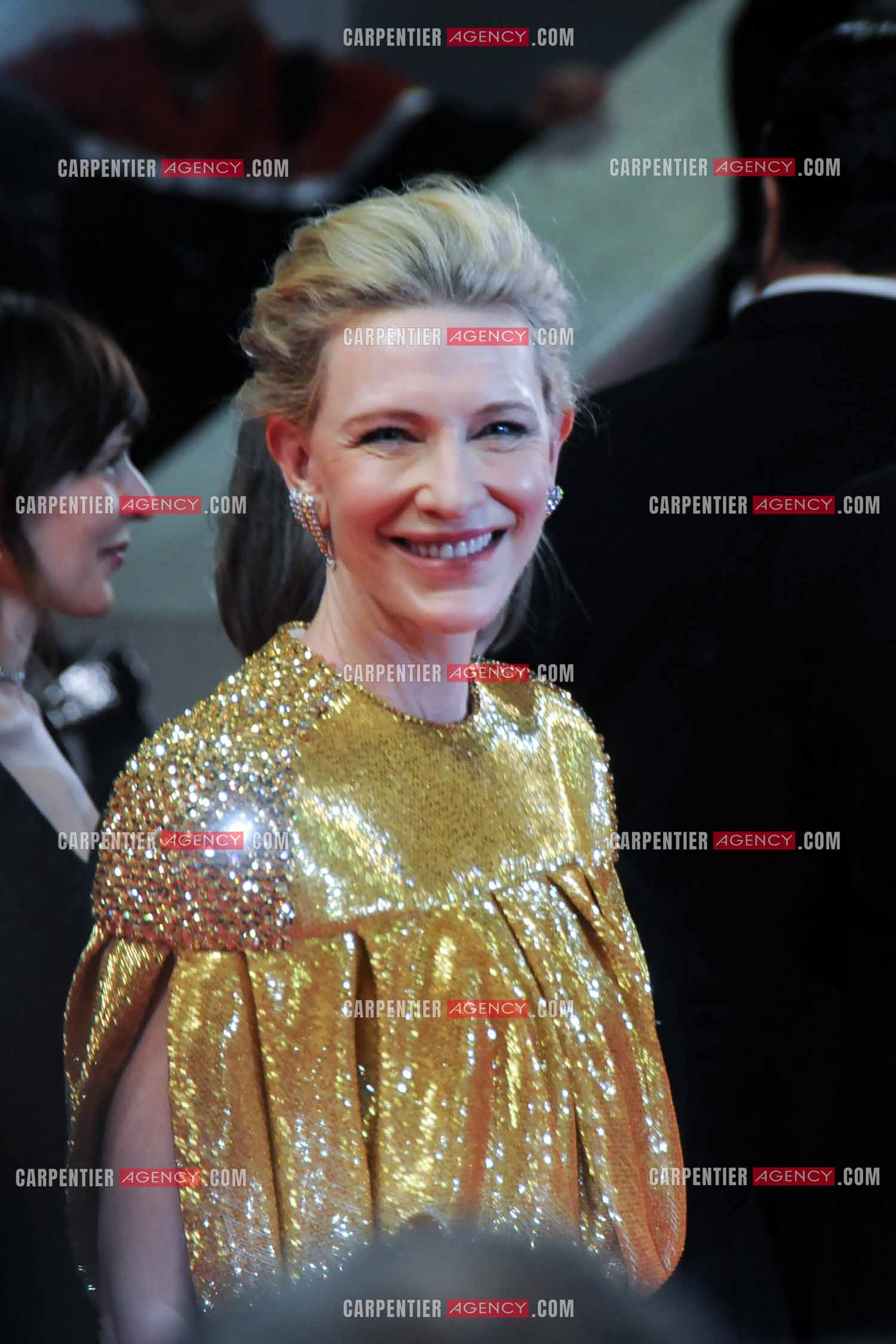 Ouverture du  77ème Festival de Cannes du 14 au 25 mai 2024. Montée des marches du film “ Emilia Perez “. Cate Blanchett
