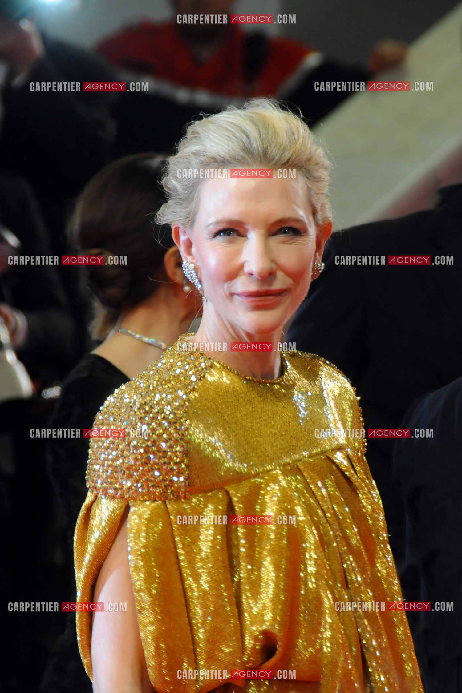 Ouverture du  77ème Festival de Cannes du 14 au 25 mai 2024. Montée des marches du film “ Emilia Perez “. Cate Blanchett