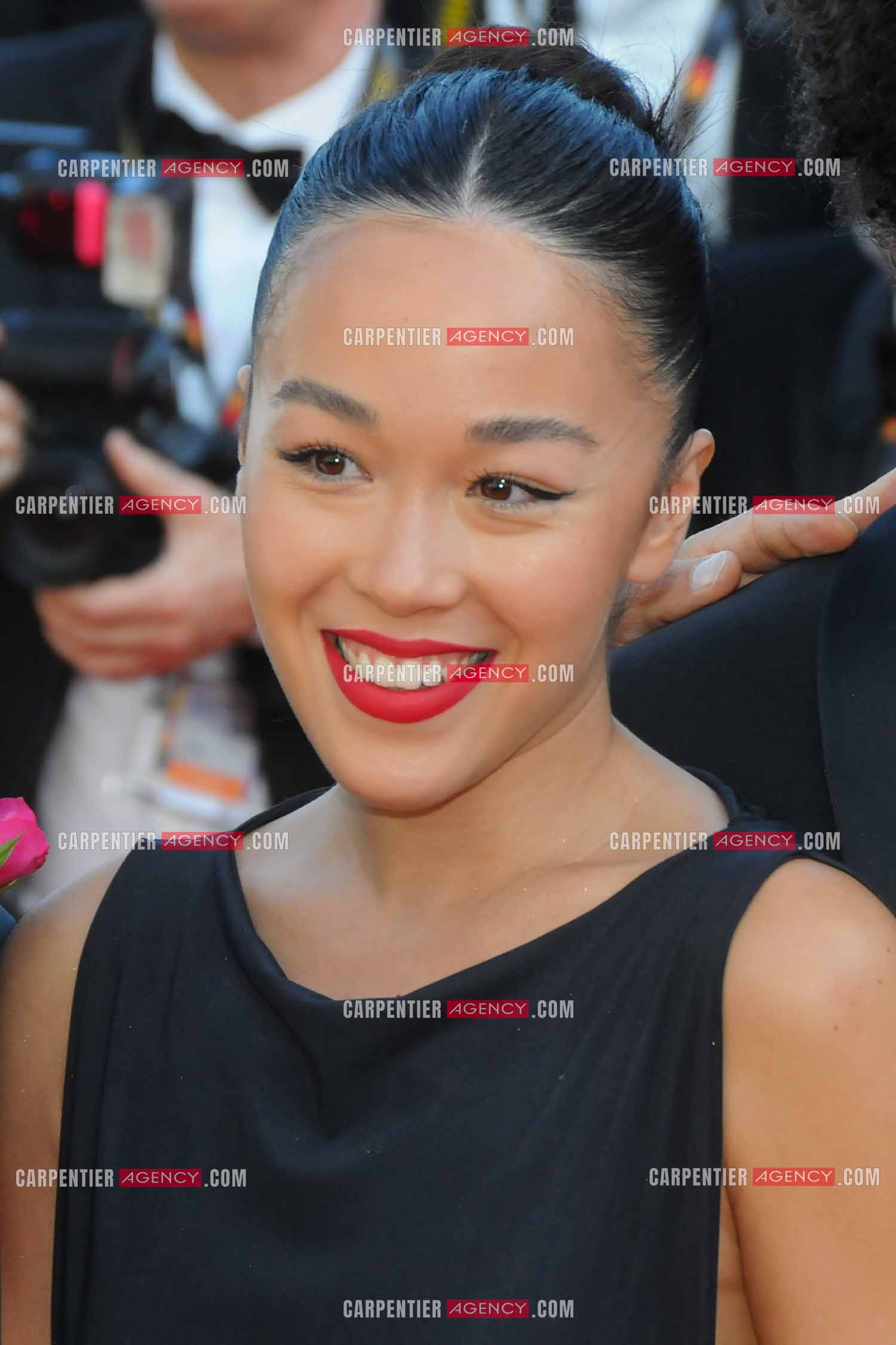 Ouverture du  77ème Festival de Cannes du 14 au 25 mai 2024. Montée des marches du film “ Emilia Perez “. Élise Tilloloy.