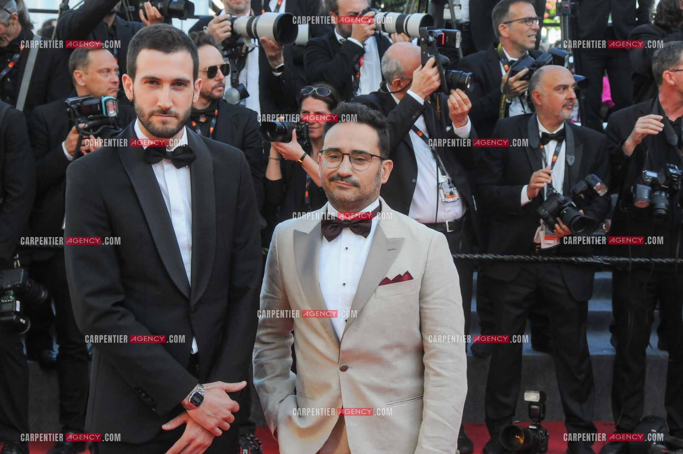 Ouverture du  77ème Festival de Cannes du 14 au 25 mai 2024. Montée des marches du film “ Emilia Perez “. Le réalisateur espagnol Juan Antonio Bayona.