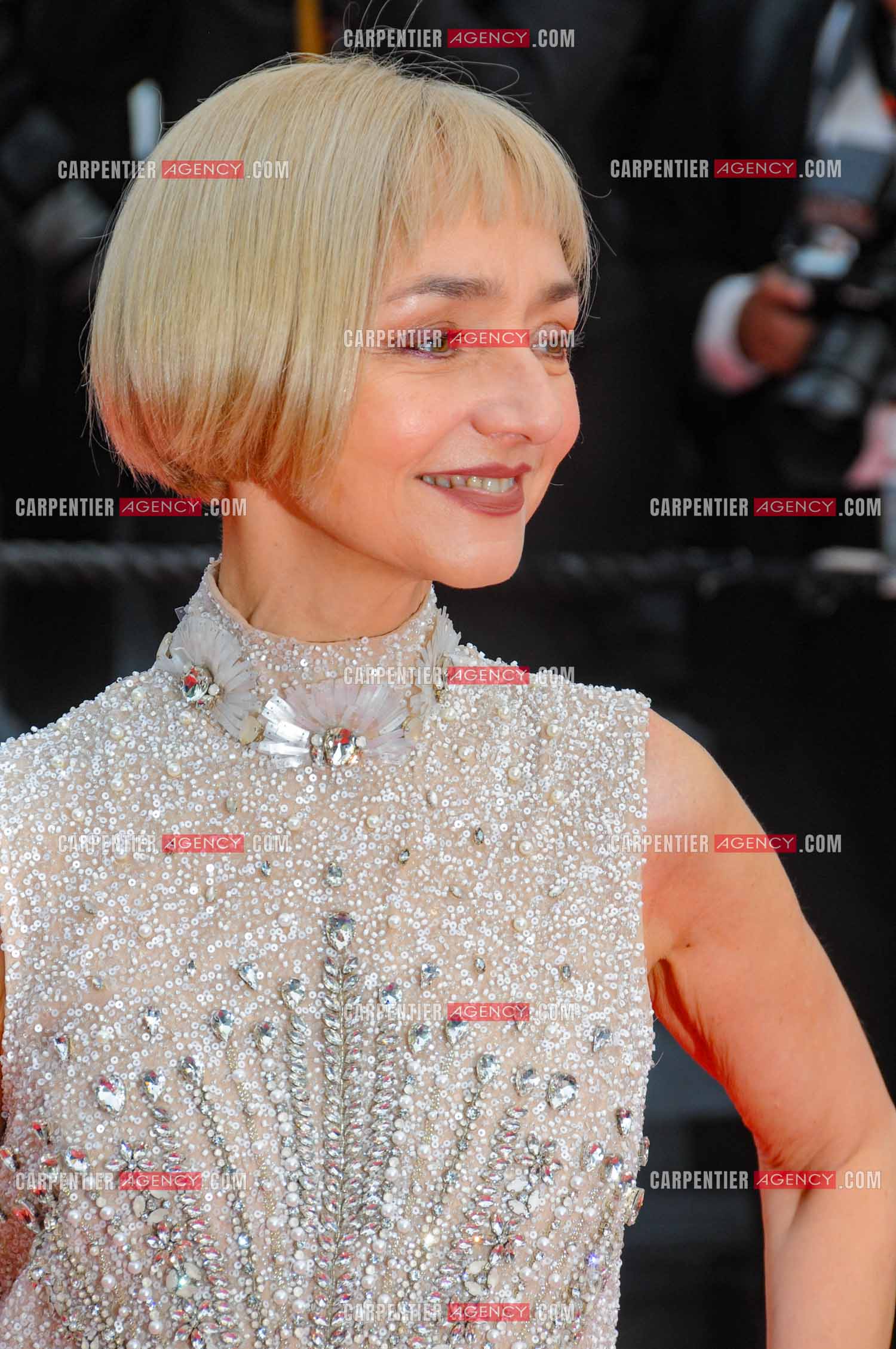 Festival de Cannes 2023. 76e édition, du 16 au 27 mai 2023 au Palais des festivals, à Cannes. L'actrice portugaise  Maria de Medeiros assiste à la cérémonie d'ouverture et à la projection du film “ Jeanne du Barry “.