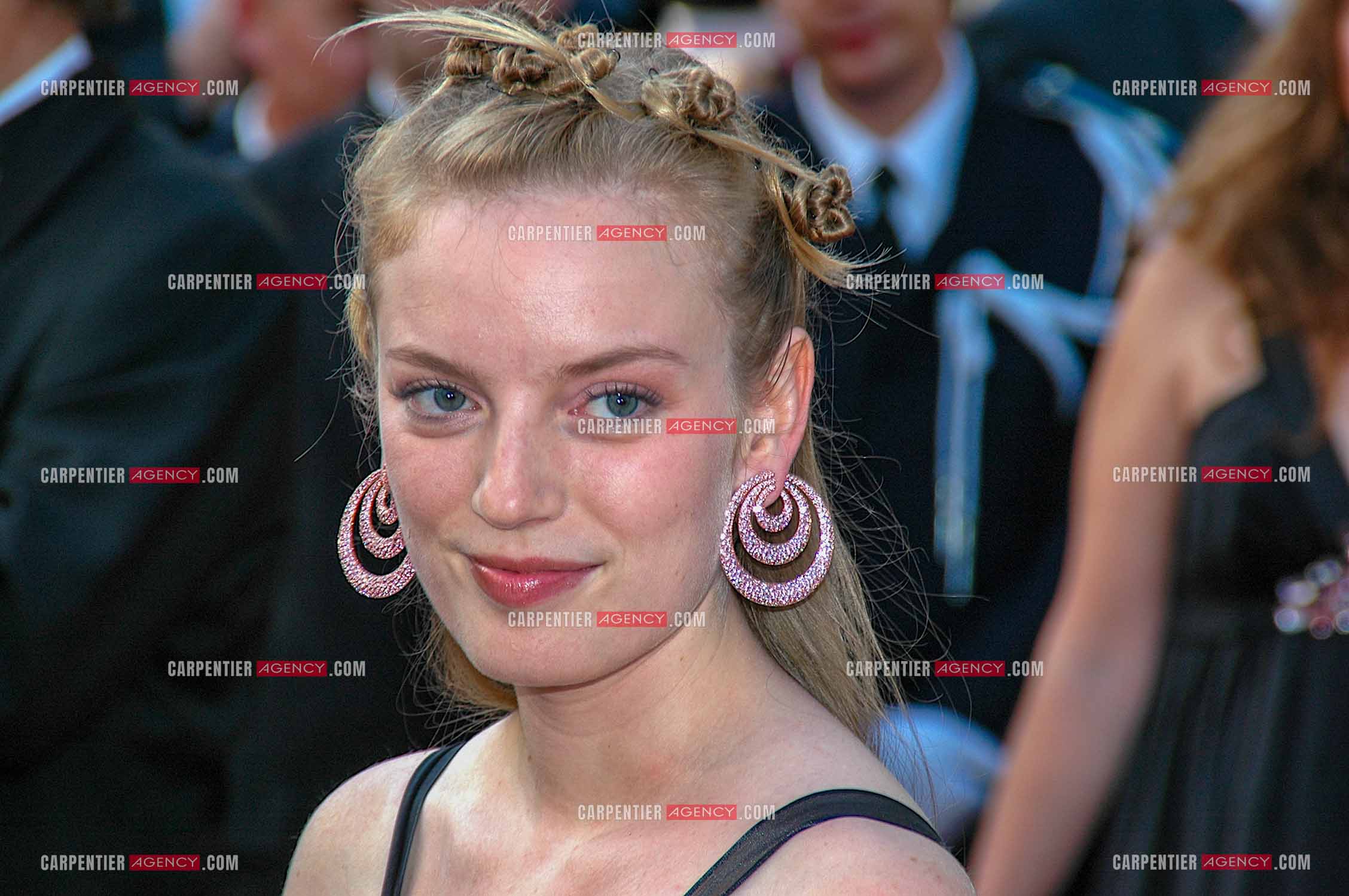 Festival de Cannes 2007. 60e édition du festival, du 16 au 27 mai 2007. L'actrice canadienne Sarah Polley   assiste à la projection du film “ No Country for Old Men “.