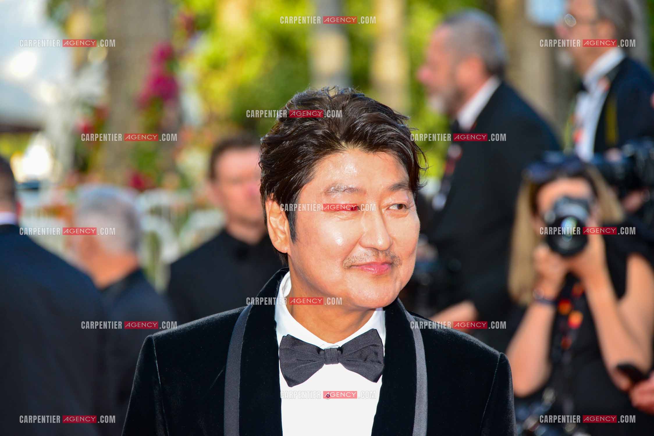 Festival de Cannes 2023. 76e édition du 16 au 27 mai 2023 au Palais des festivals, à Cannes. L'acteur sud-coréen Song Kang-ho assiste à la cérémonie de clôture et à la projection du film “ Élémentaire “.