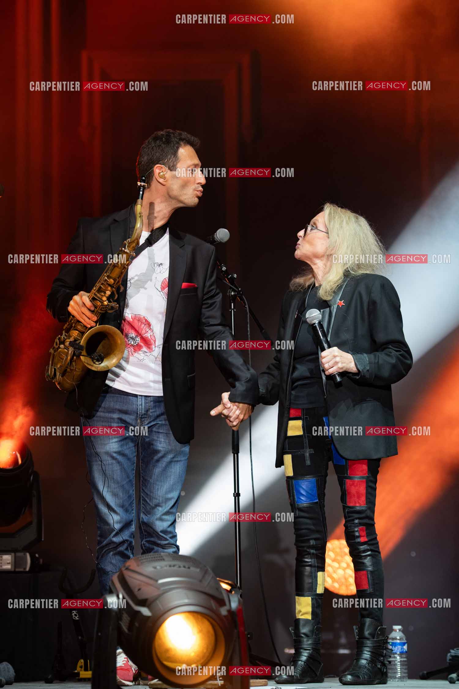 La chanteuse Véronique Sanson en concert lors du festival d'été de Soliès Pont le 17 juillet 2021.  ( Exclusif )