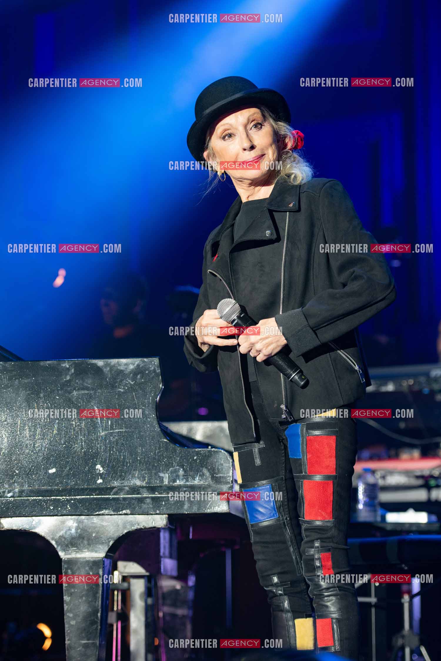 La chanteuse Véronique Sanson en concert lors du festival d'été de Soliès Pont le 17 juillet 2021.  ( Exclusif )