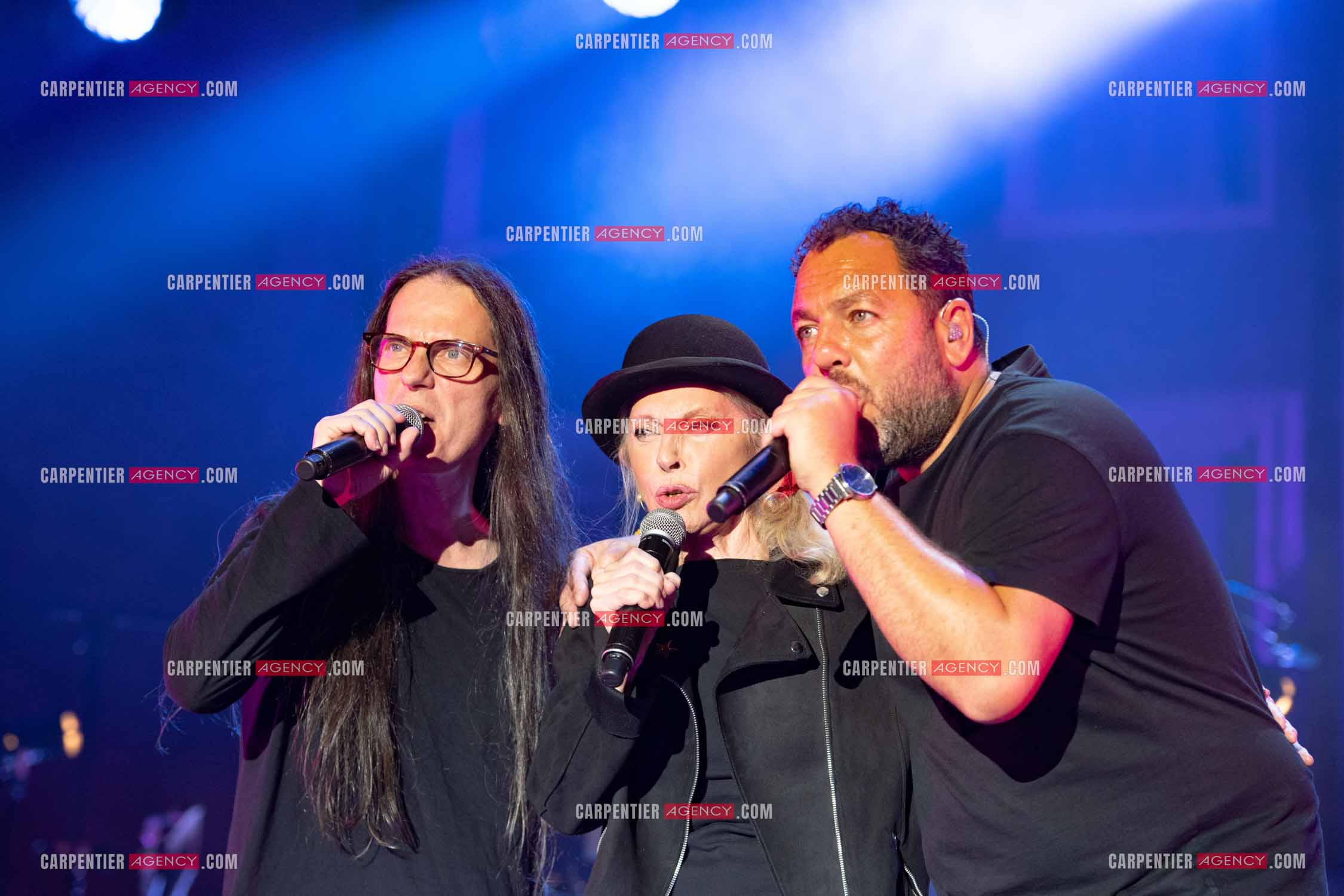 La chanteuse Véronique Sanson en concert lors du festival d'été de Soliès Pont le 17 juillet 2021.  ( Exclusif )