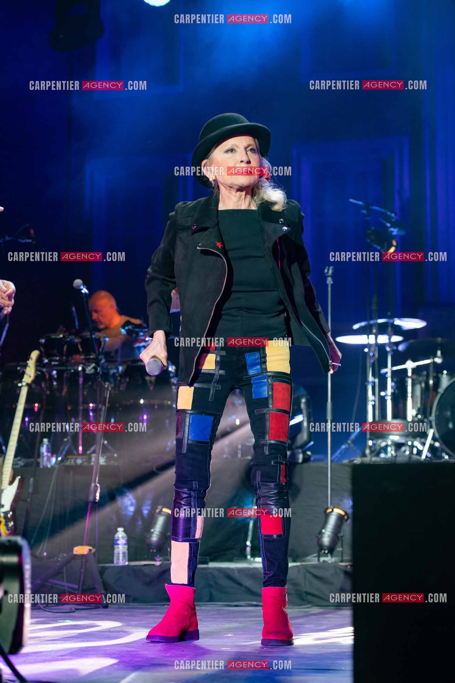 La chanteuse Véronique Sanson en concert lors du festival d'été de Soliès Pont le 17 juillet 2021.  ( Exclusif )