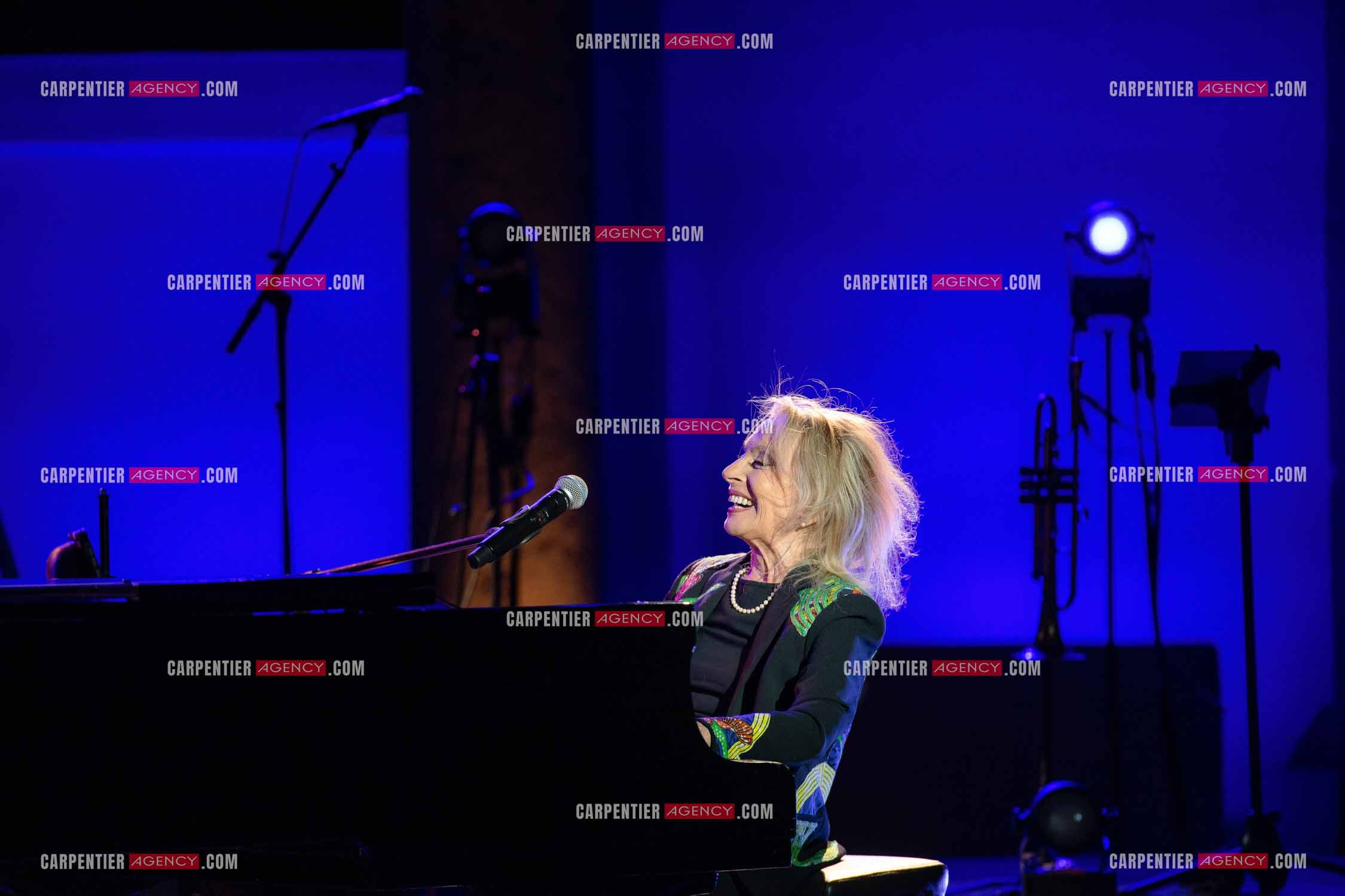 La chanteuse Véronique Sanson au festival de Ramatuelle pour sa dernière date de sa tournée d'été "Hasta Luego".      ( Exclusif )