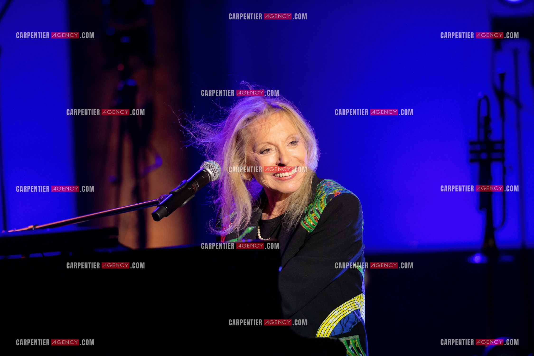 La chanteuse Véronique Sanson au festival de Ramatuelle pour sa dernière date de sa tournée d'été "Hasta Luego".      ( Exclusif )