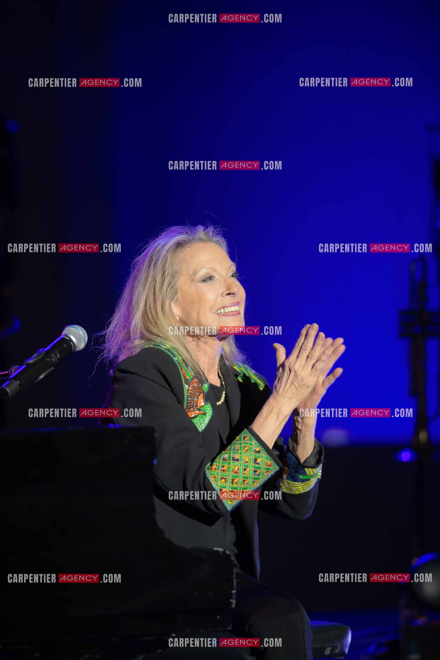 La chanteuse Véronique Sanson au festival de Ramatuelle pour sa dernière date de sa tournée d'été "Hasta Luego".      ( Exclusif )