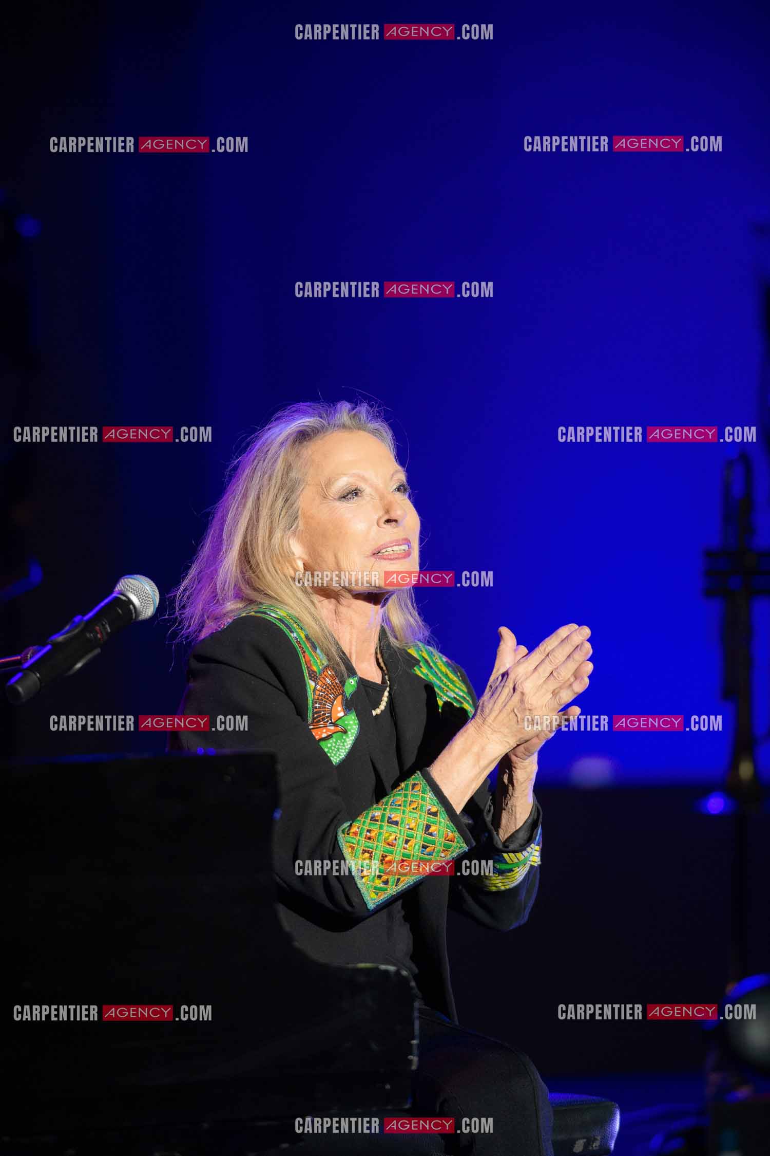 La chanteuse Véronique Sanson au festival de Ramatuelle pour sa dernière date de sa tournée d'été "Hasta Luego".      ( Exclusif )