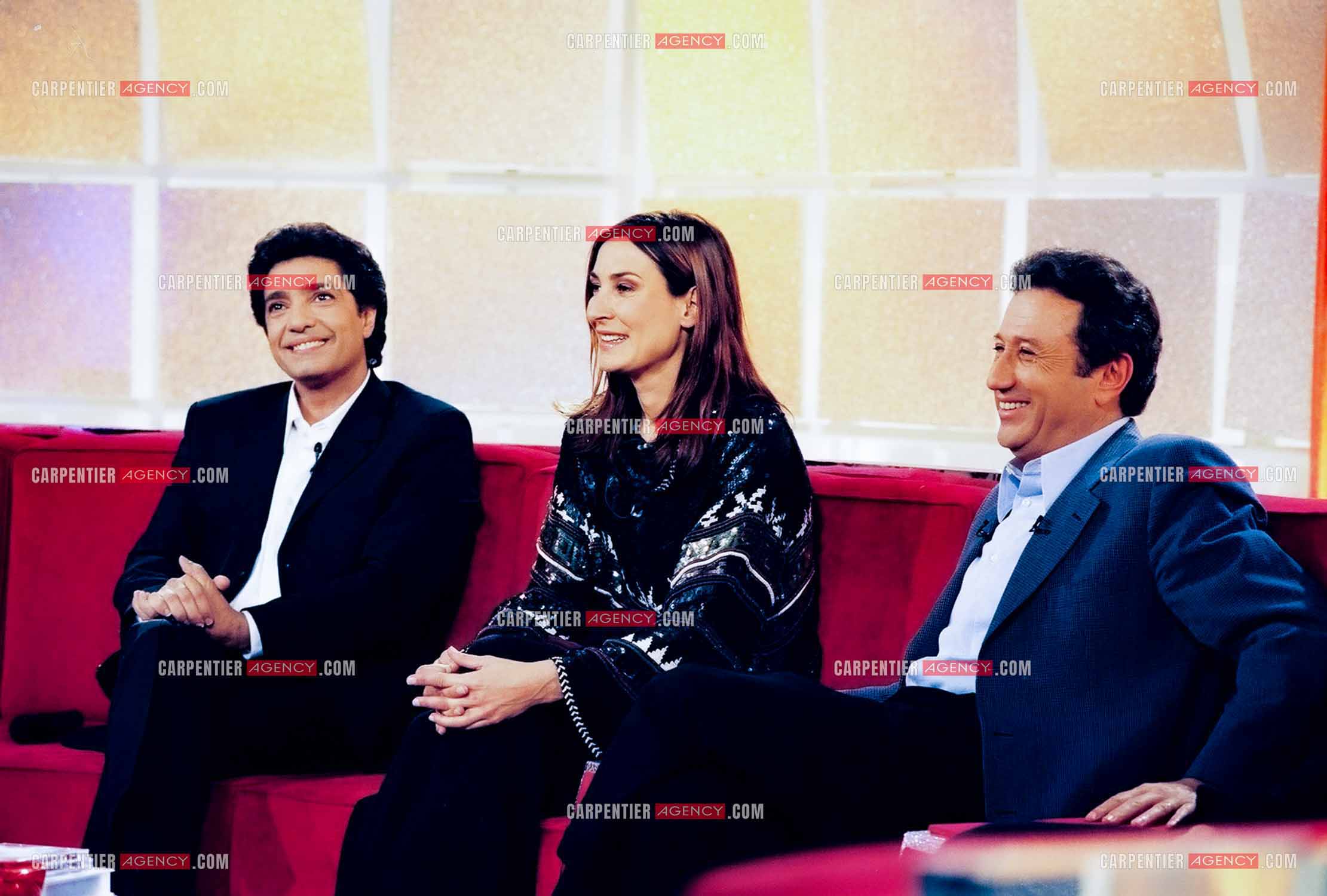 Le chanteur Frédéric François invité avec la chanteuse Zazie dans l'émission “Vivement dimanche prochain“ présentée par Michel Drucker.   ( Exclusif )