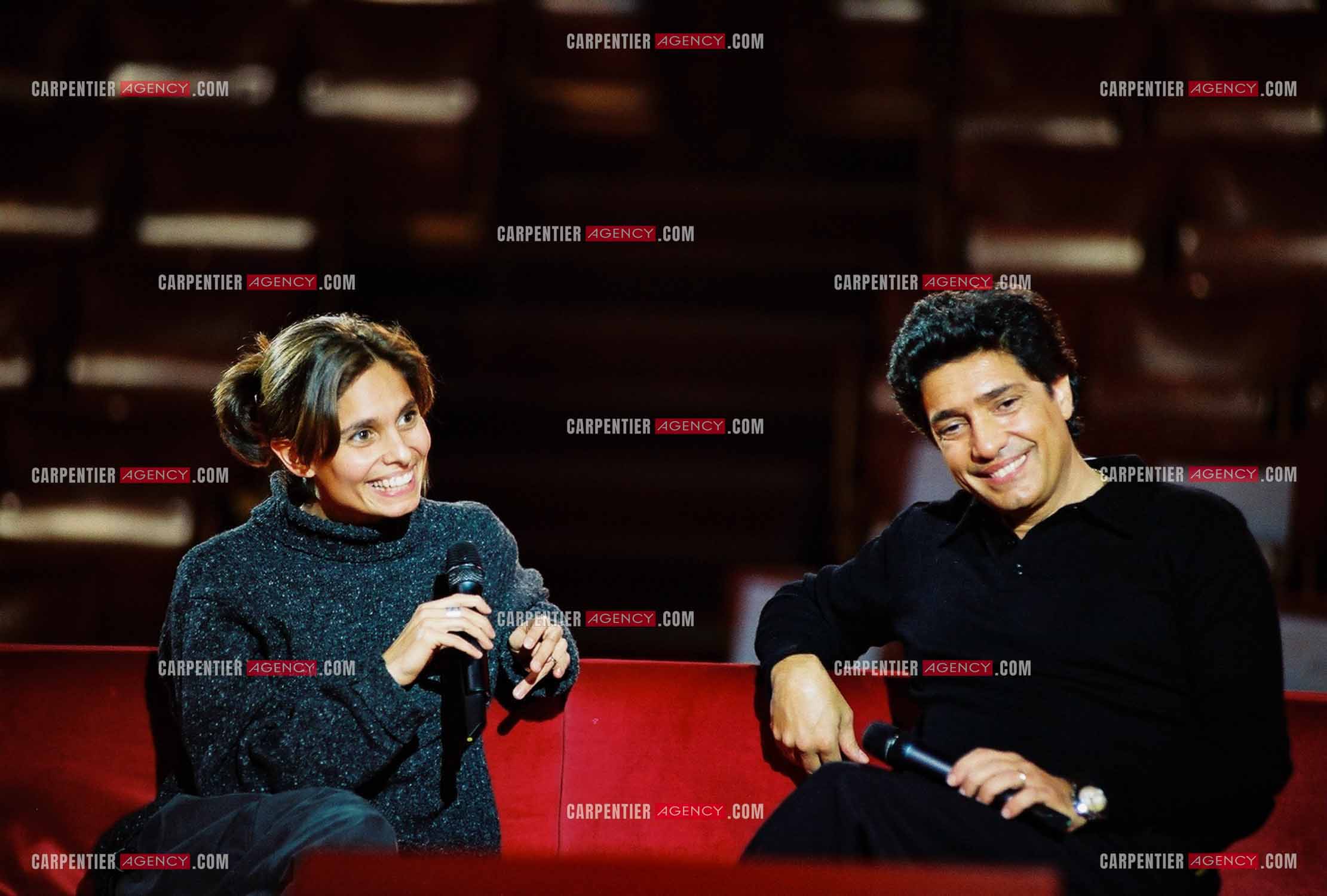 RTL Télévision rend hommage à Frédéric François autour de sa famille et ses amis. Frédéric avec sa ainée Gloria.   ( Exclusif )