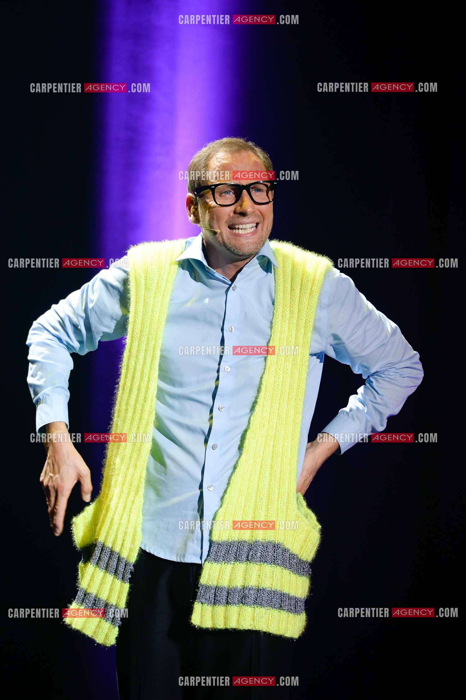 L'humoriste imitateur Dany Mauro imitant le président Jacques Chirac.