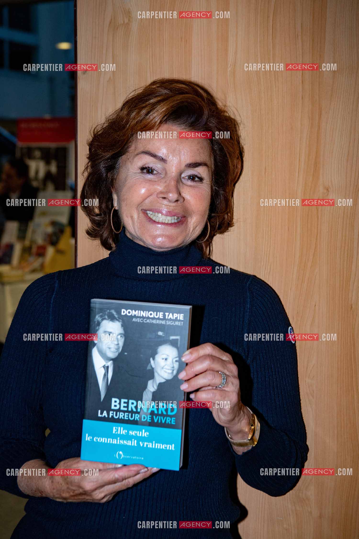 Dominique Tapie, femme de Bernard Tapie présente son nouveau livre “ LA FUREUR DE VIVRE “ aux éditions L'Observatoire.   ( Exclusif )