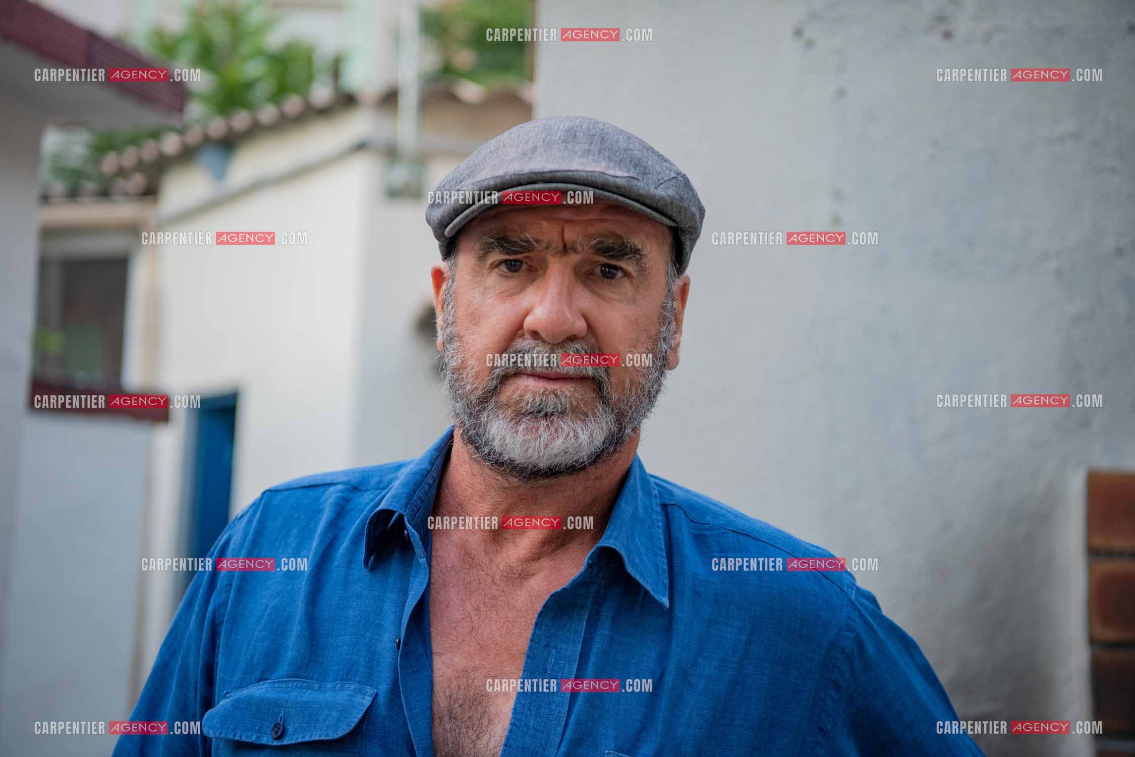 Portrait du footballeur international et acteur Eric Cantona.          ( Exclusif )