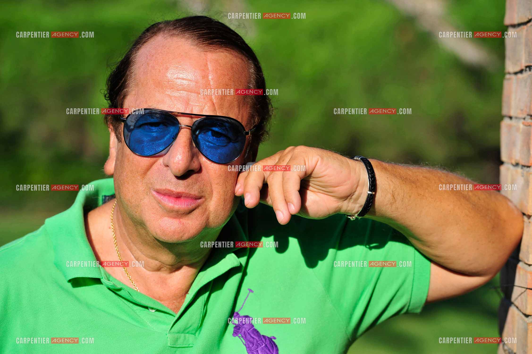 L'écrivain français Paul-Loup Sulitzer lors de ses vacances à St Tropez.    ( Exclusif )