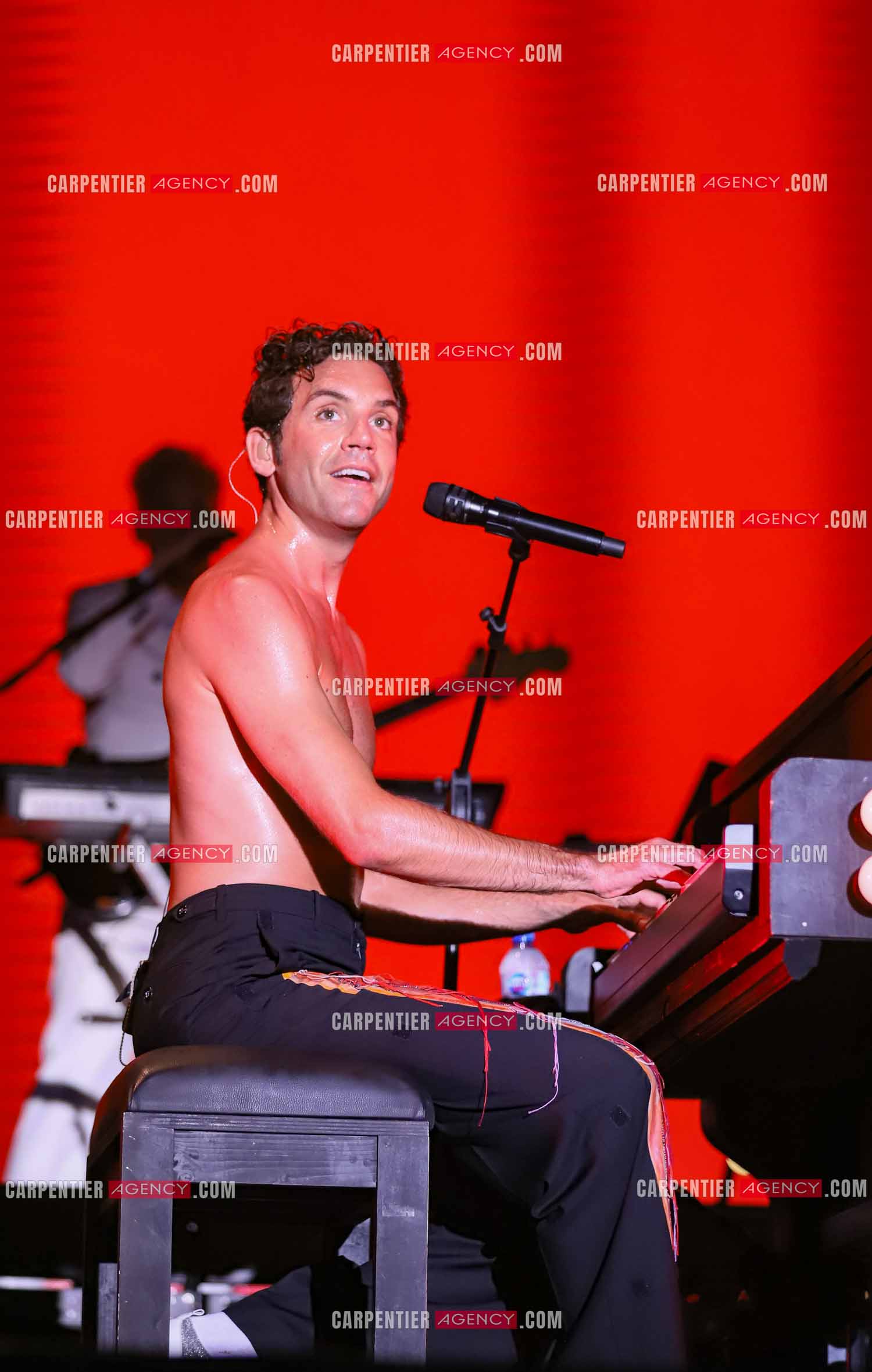 Le chanteur Mika en concert sur les plages du Mourillon.     ( Exclusif )