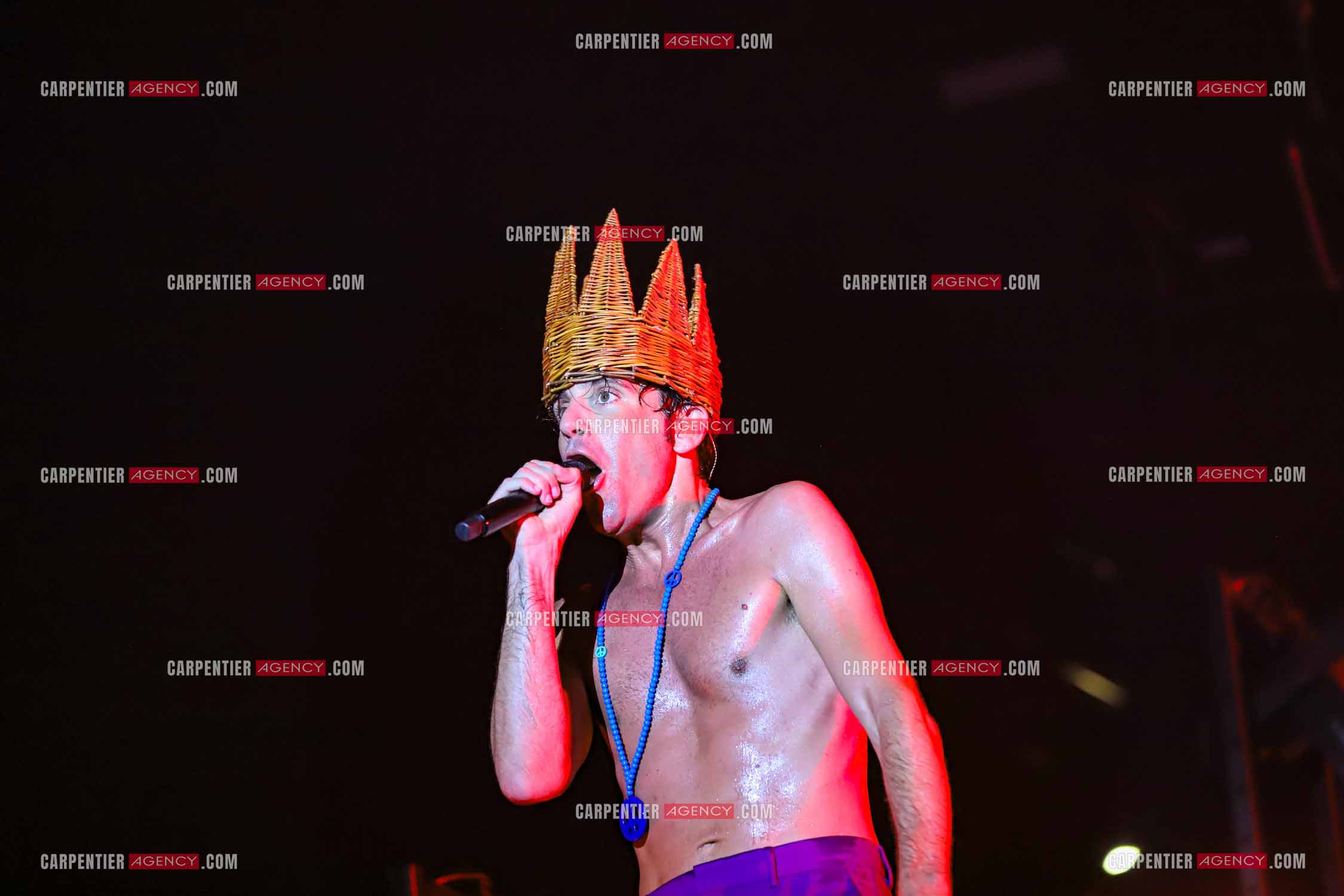 Le chanteur Mika en concert sur les plages du Mourillon.     ( Exclusif )