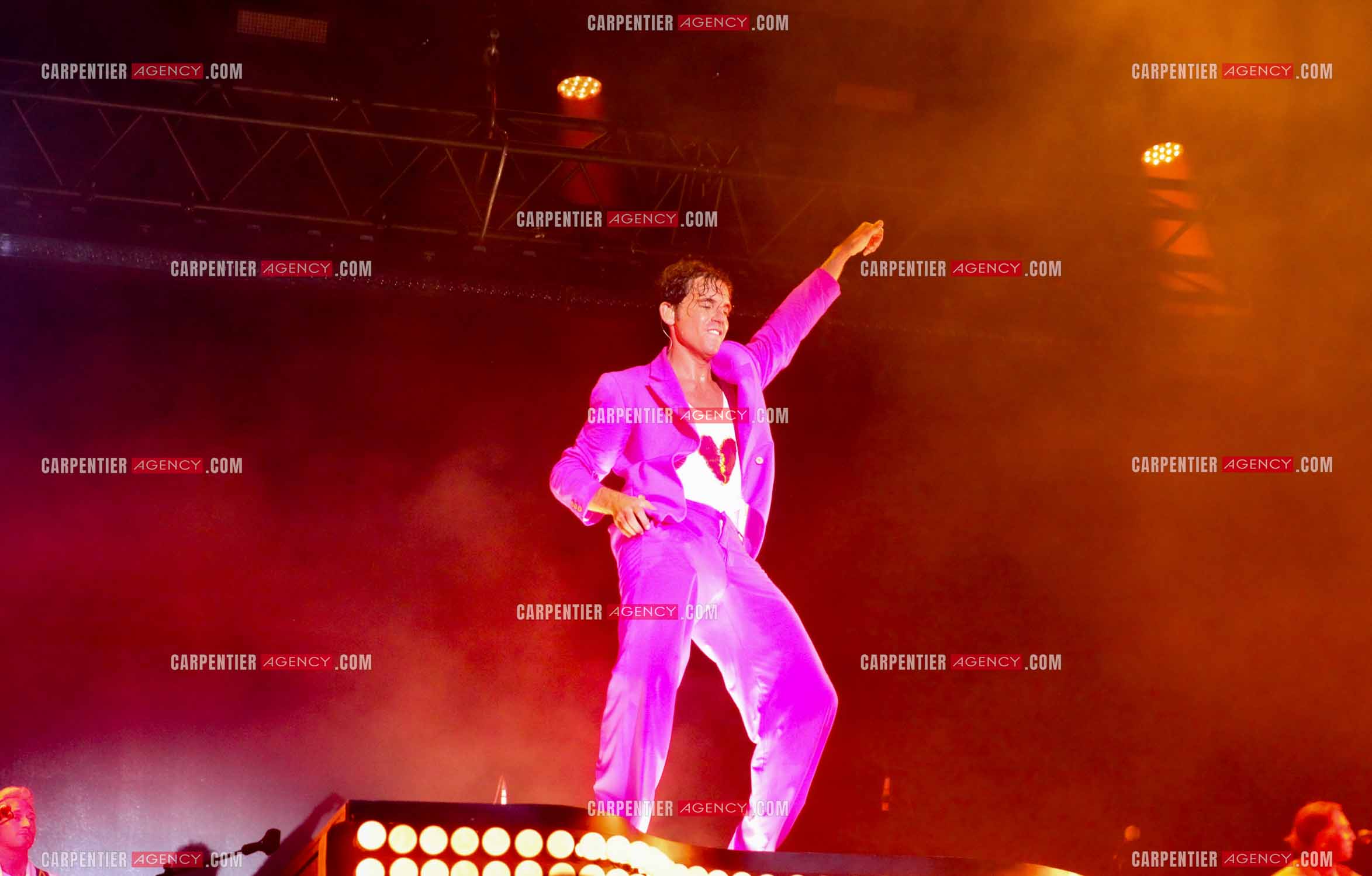 Le chanteur Mika en concert sur les plages du Mourillon.     ( Exclusif )