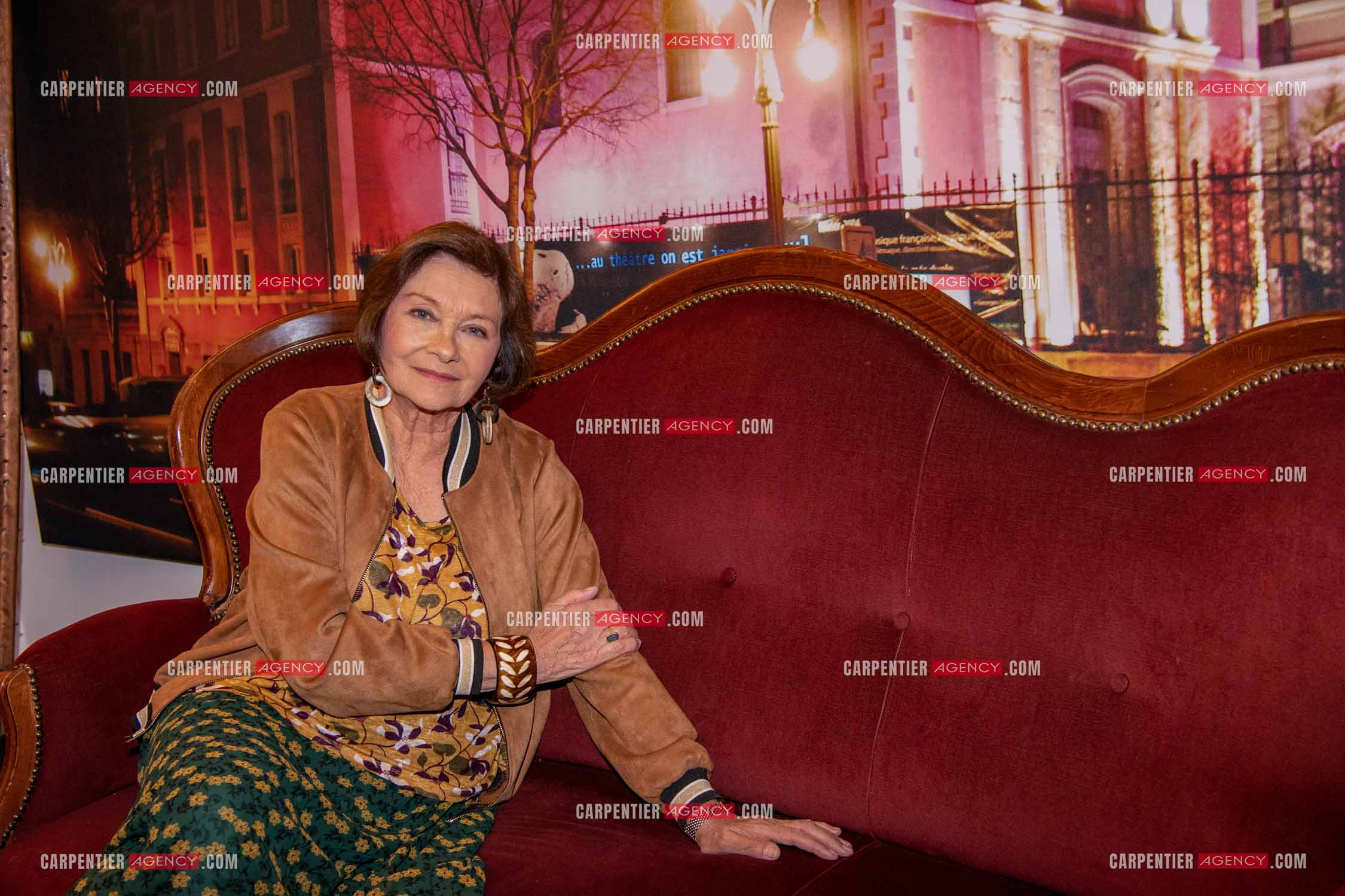 L'actrice Macha Méril au théâtre des Bernardines à Marseille.   ( Exclusif )