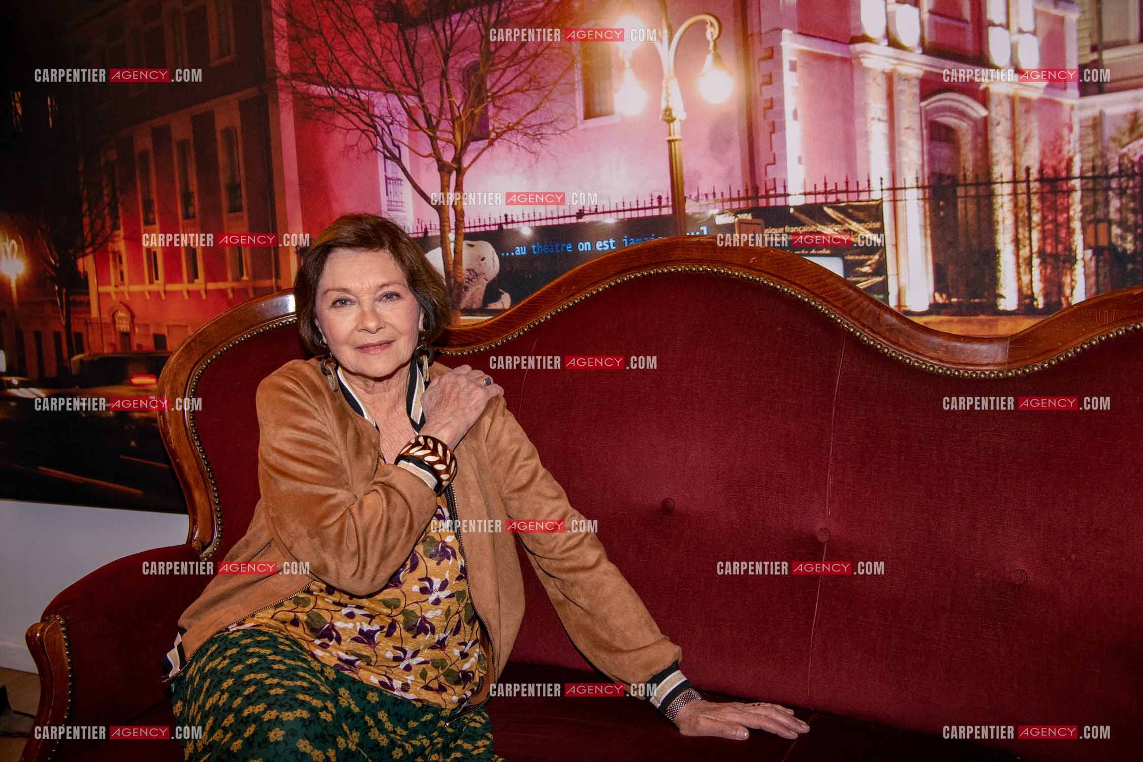 L'actrice Macha Méril au théâtre des Bernardines à Marseille.   ( Exclusif )